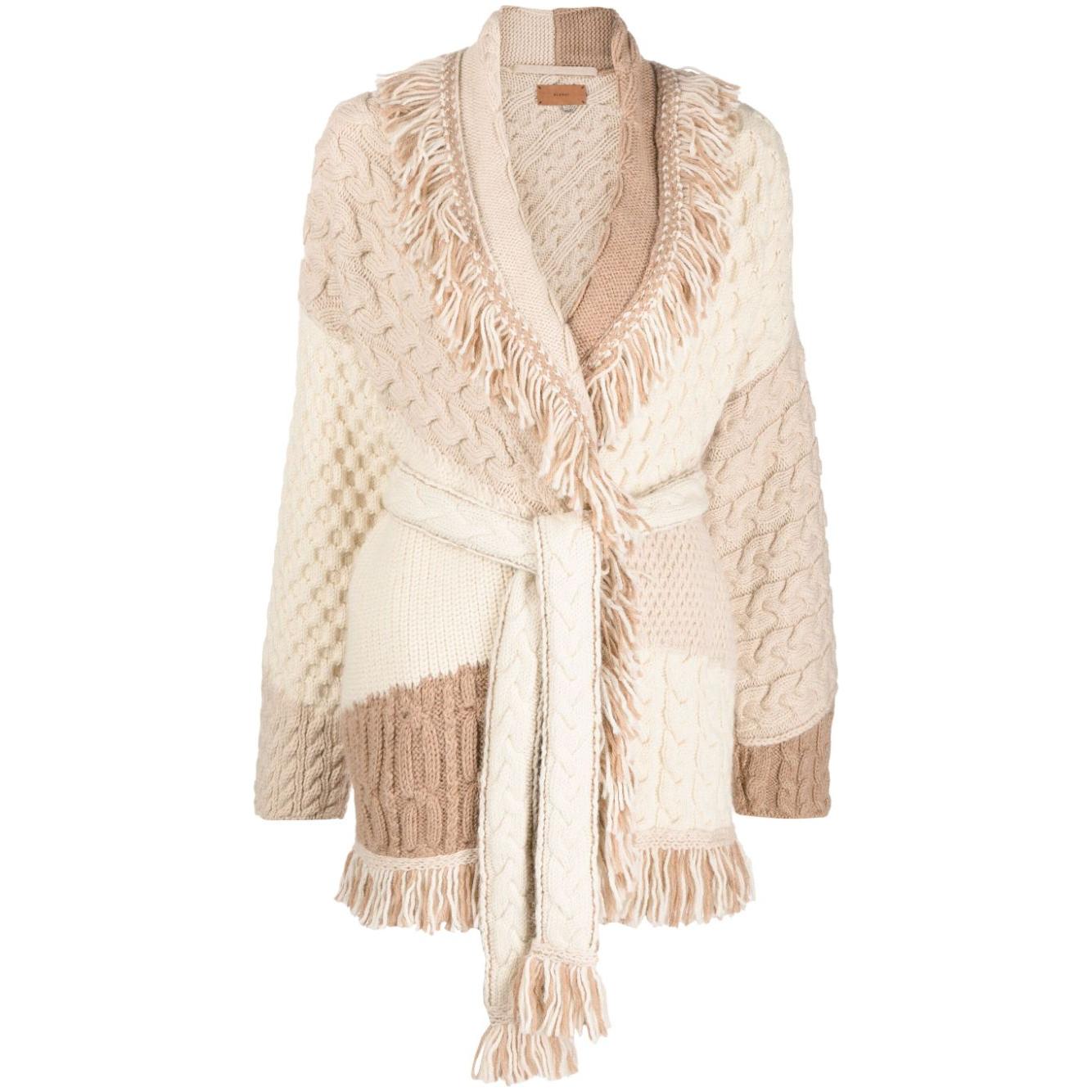 Alanui Sweaters Beige Topwear Alanui Light Gray