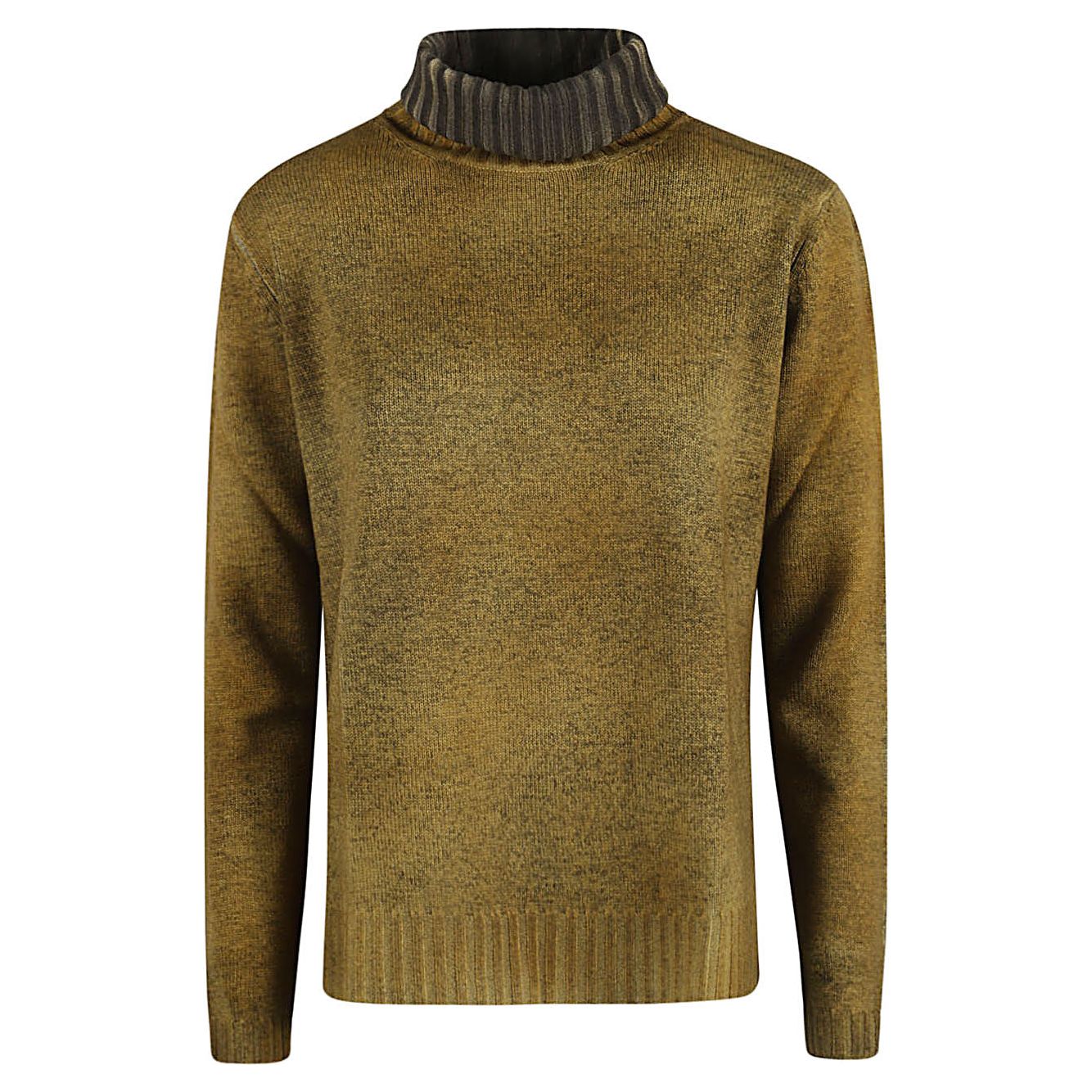 ALESSANDRO ASTE Sweaters Dove Grey Topwear Alessandro Aste Dark Olive Green