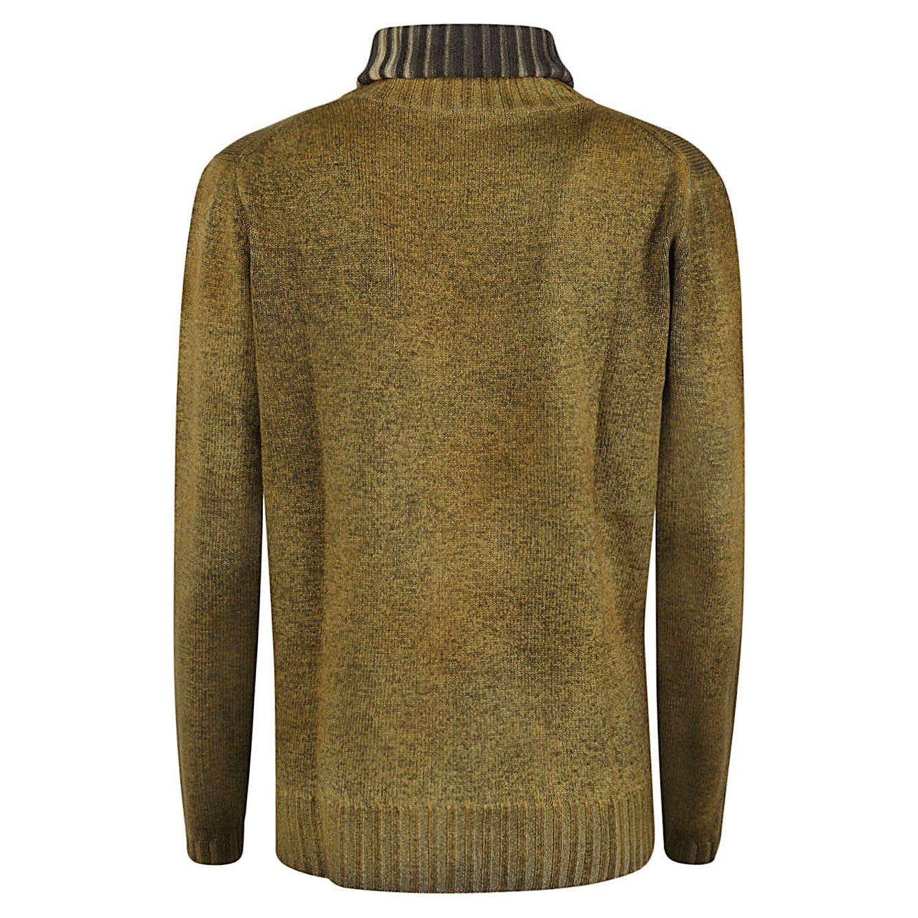 ALESSANDRO ASTE Sweaters Dove Grey Topwear Alessandro Aste Dark Olive Green