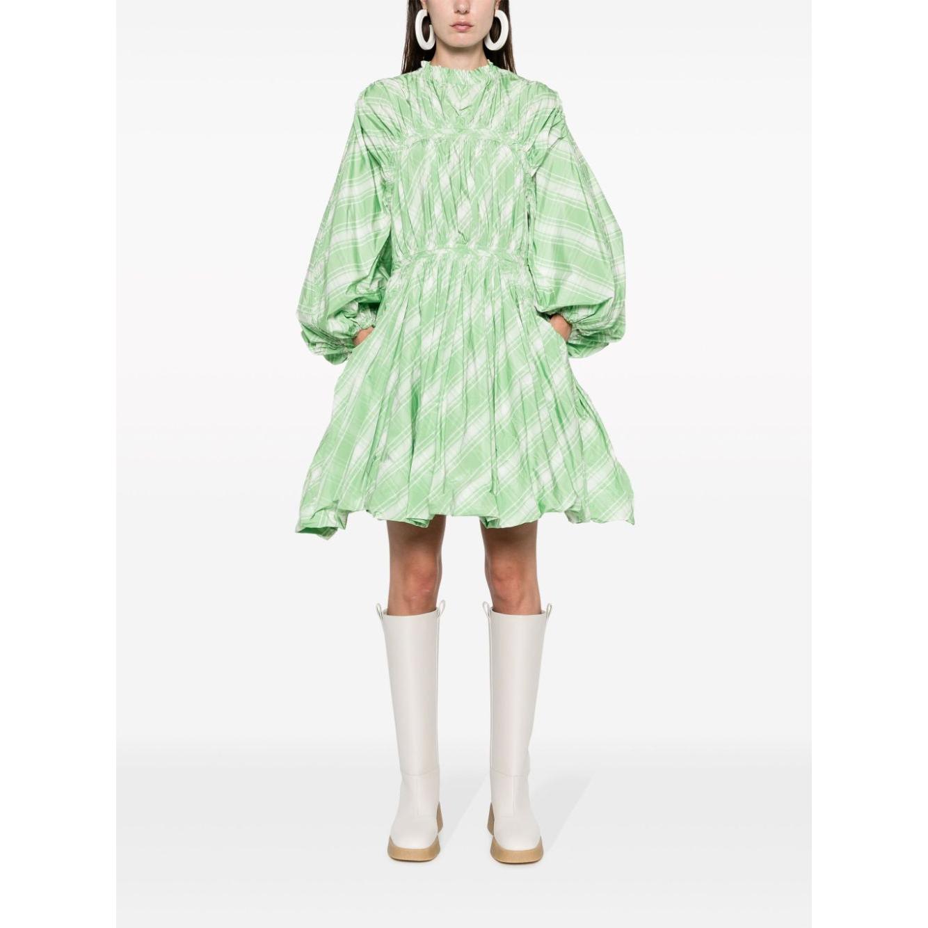 JIL SANDER FASHION Dresses Green Dresses Jil Sander Fashion White Smoke