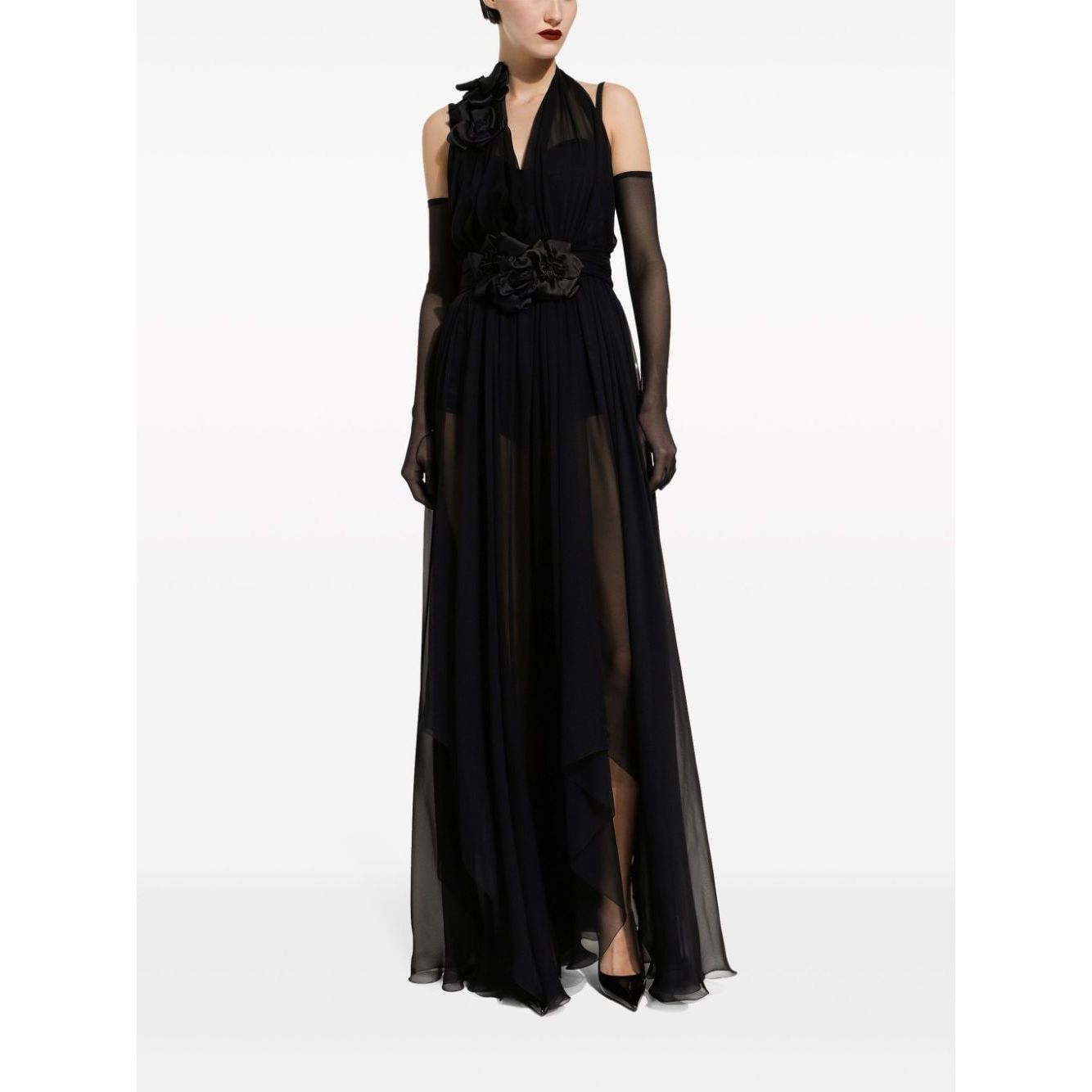 Dolce & Gabbana Dresses Black Dresses Dolce & Gabbana White Smoke