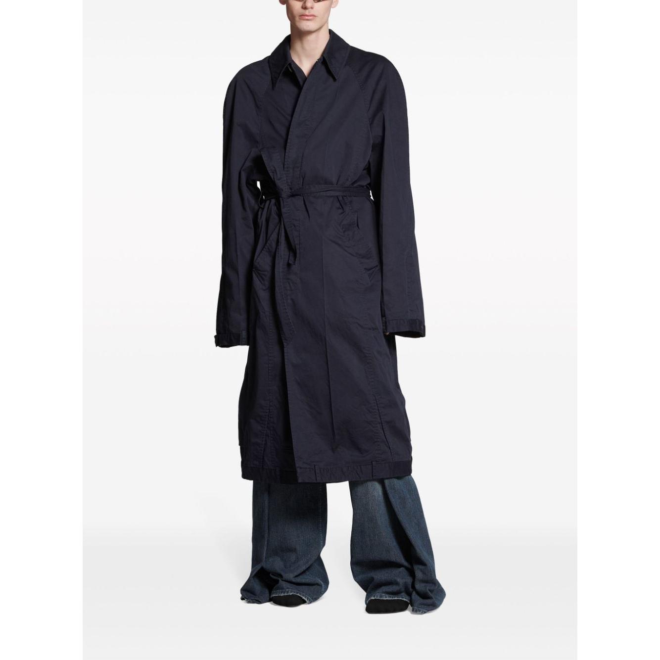 Balenciaga deconstructed cotton coat Jackets Balenciaga White Smoke