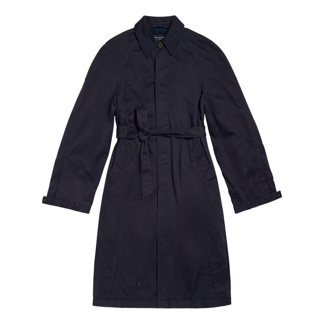 Balenciaga deconstructed cotton coat Jackets Balenciaga Dark Slate Gray
