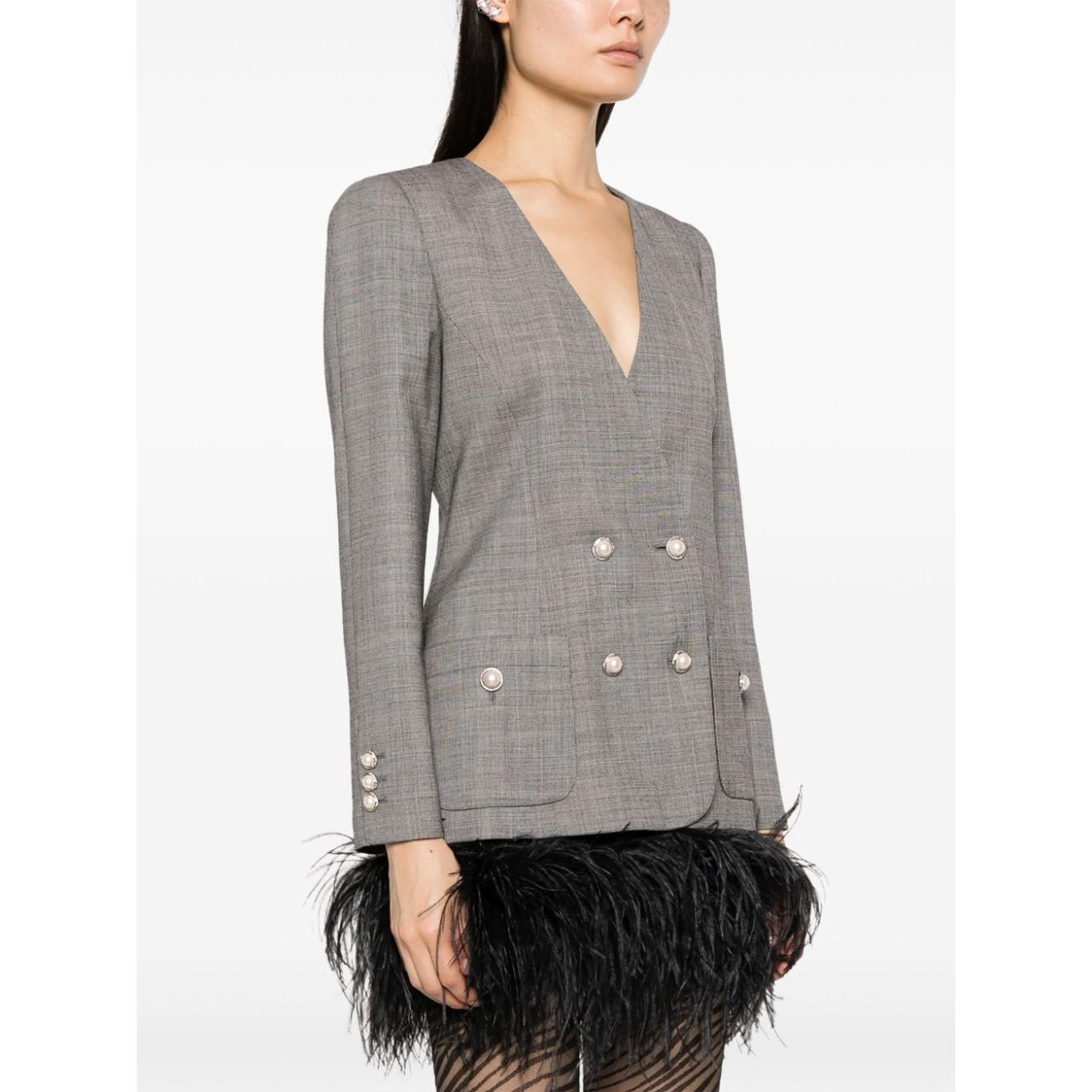 Alessandra Rich Jackets Grey Jackets Alessandra Rich Dark Slate Gray