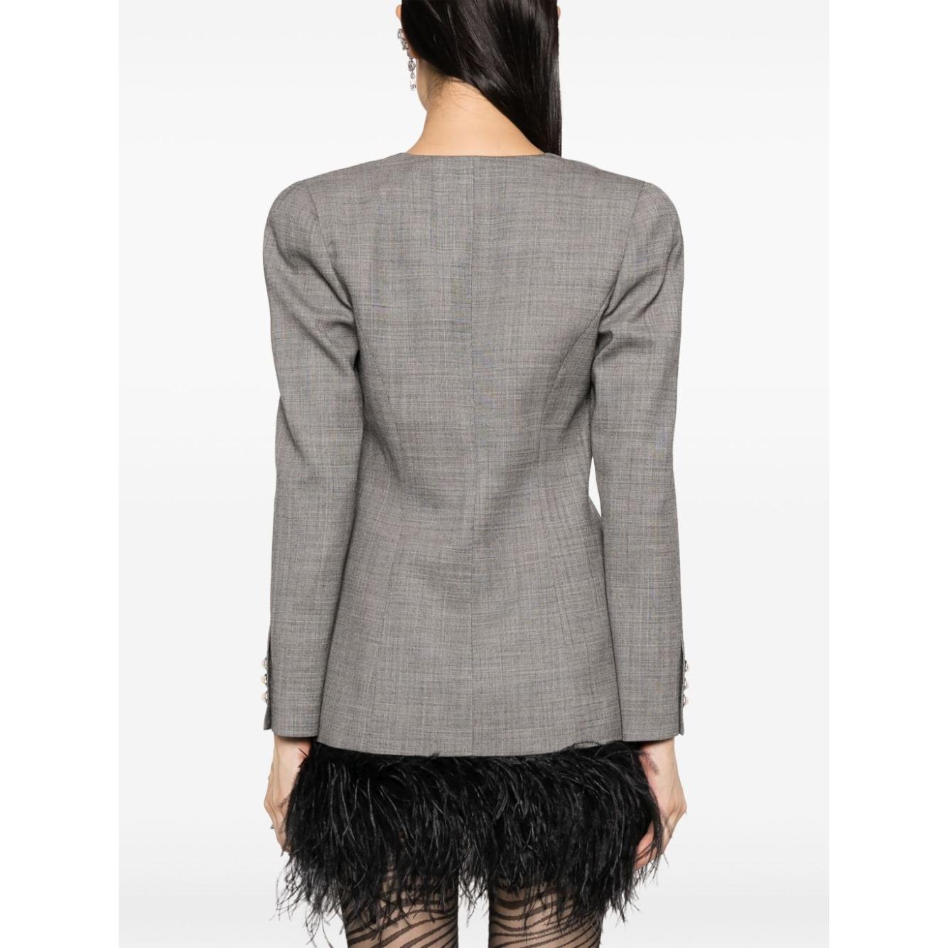 Alessandra Rich Jackets Grey Jackets Alessandra Rich Dark Slate Gray