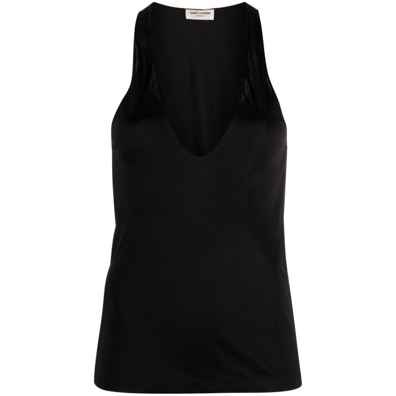 Saint Laurent Top Black Topwear Saint Laurent Black