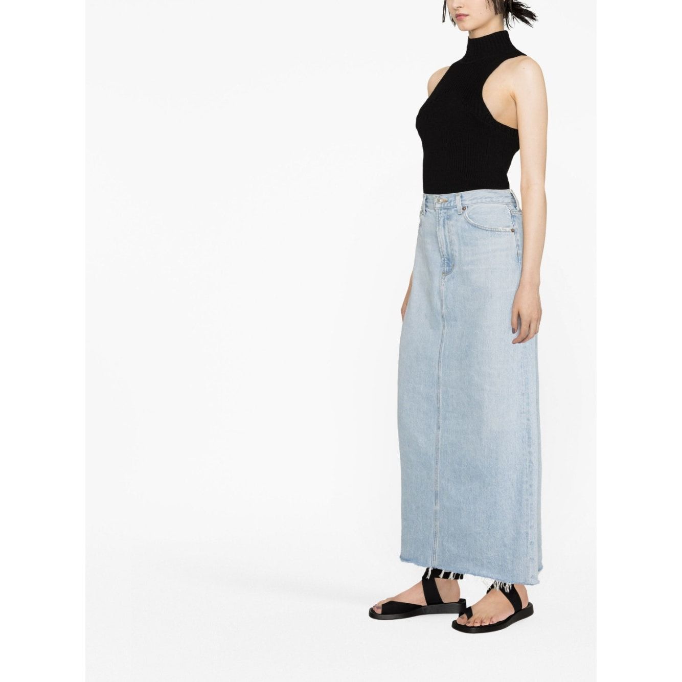 AGOLDE PRE Skirts Clear Blue Skirts Agolde Pre White Smoke