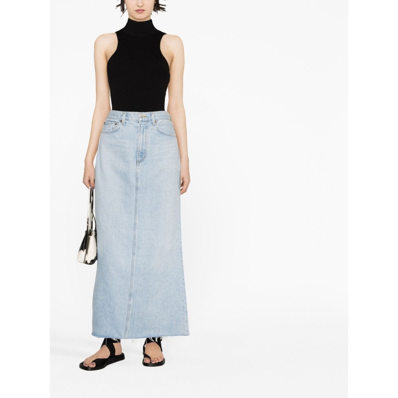 AGOLDE PRE Skirts Clear Blue Skirts Agolde Pre White Smoke