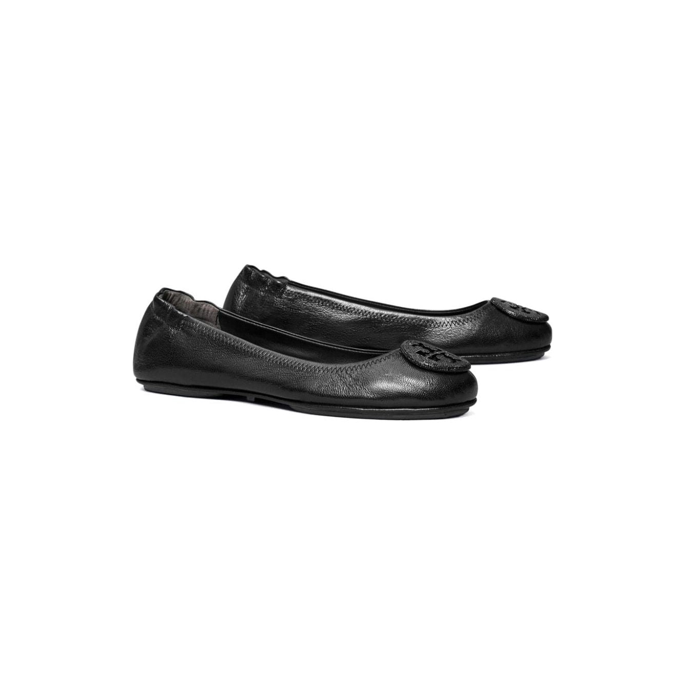 Tory Burch Minnie Pavé Travel Ballet Flat Shoes Tory Burch Dark Slate Gray