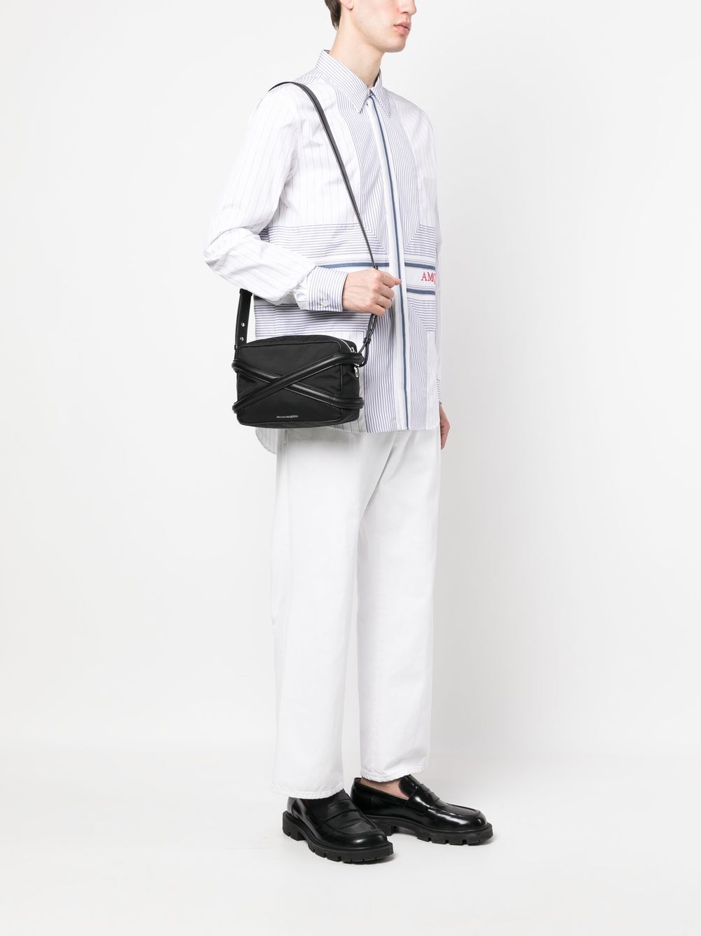 Alexander McQueen The Harness Shoulder Bag Shoulder Alexander Mcqueen White Smoke