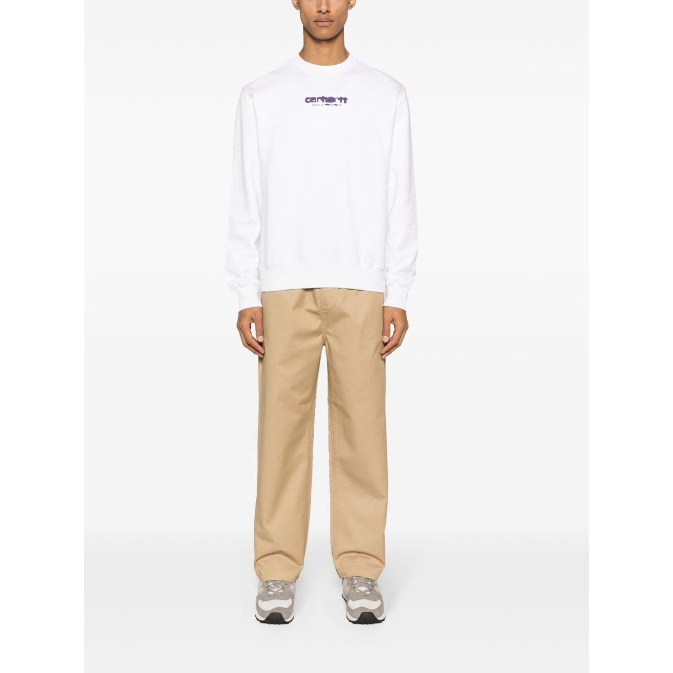 CARHARTT WIP PRE Trousers Beige Trousers Carhartt Wip Pre White Smoke