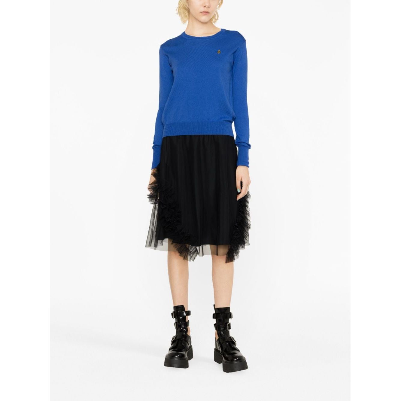 Vivienne Westwood Sweaters Blue Topwear Vivienne Westwood Dark Slate Gray