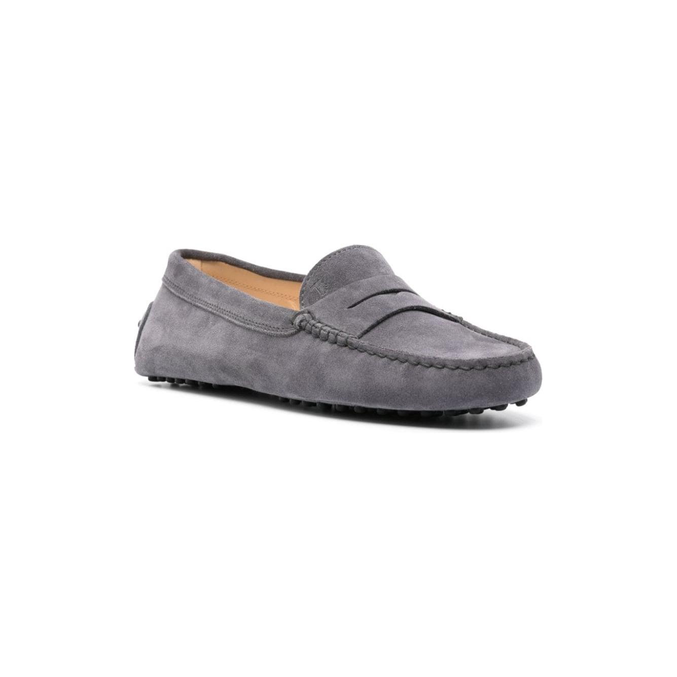 Tod's Flat shoes Grey Moccasins Tod'S Slate Gray