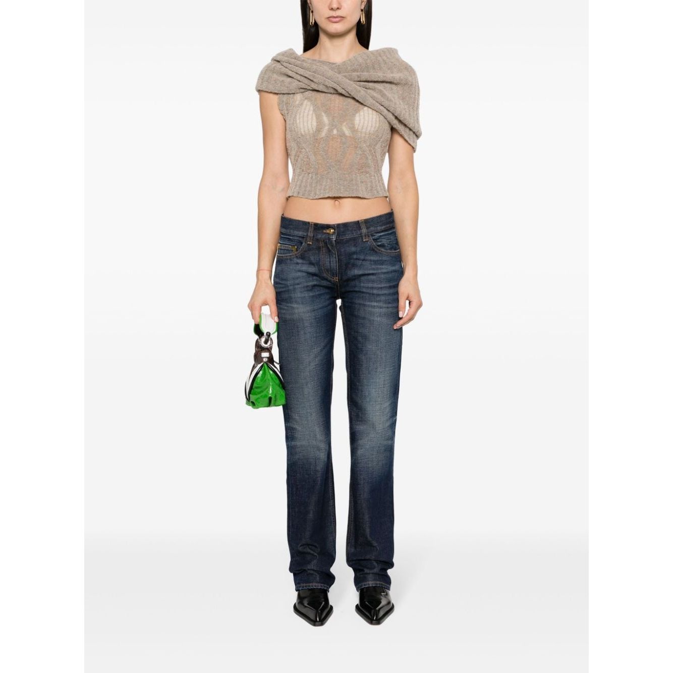 Palm Angels Jeans Blue Jeans Palm Angels White Smoke