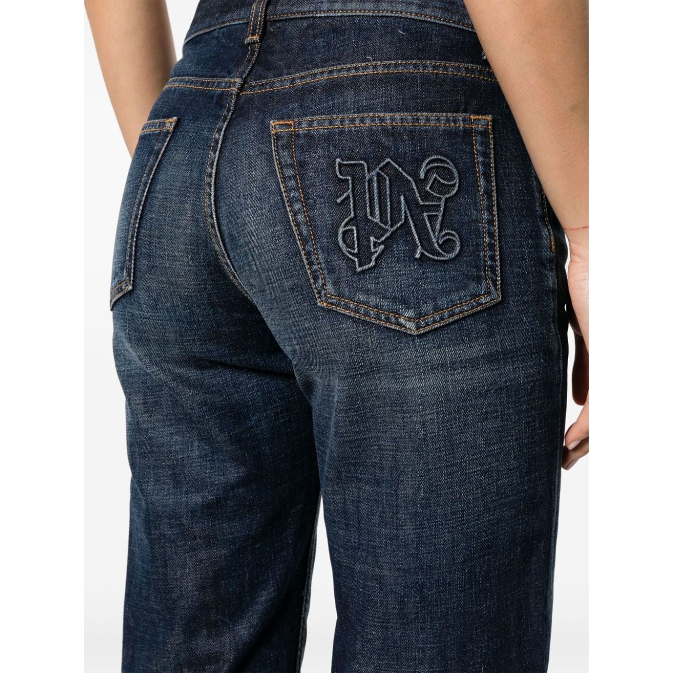 Palm Angels Jeans Blue Jeans Palm Angels Dark Slate Gray