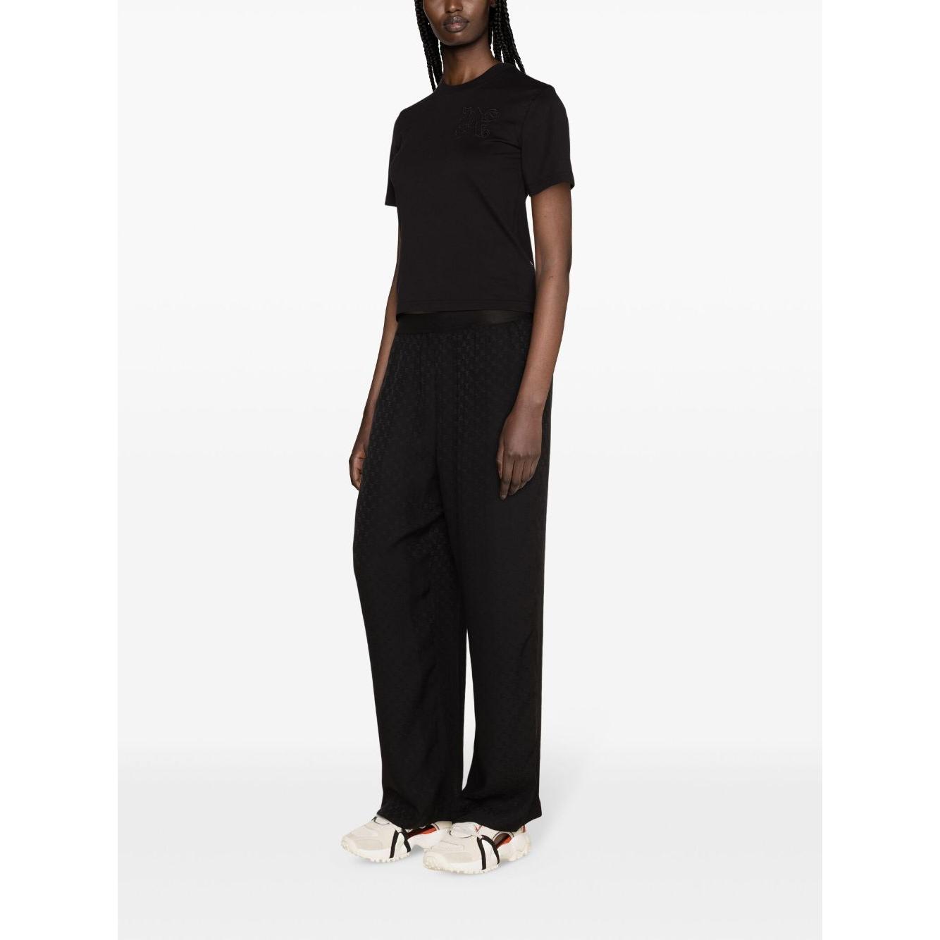 Palm Angels T-shirts and Polos Black Topwear Palm Angels Black
