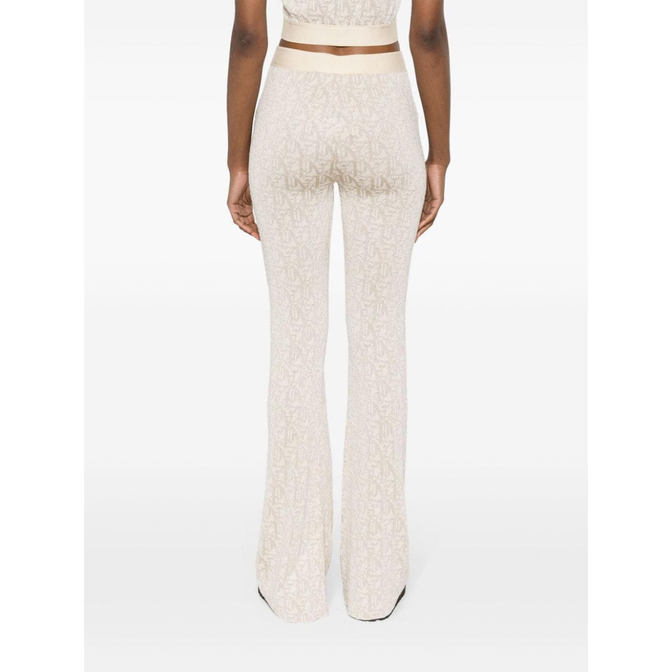 Palm Angels Trousers White Trousers Palm Angels White Smoke