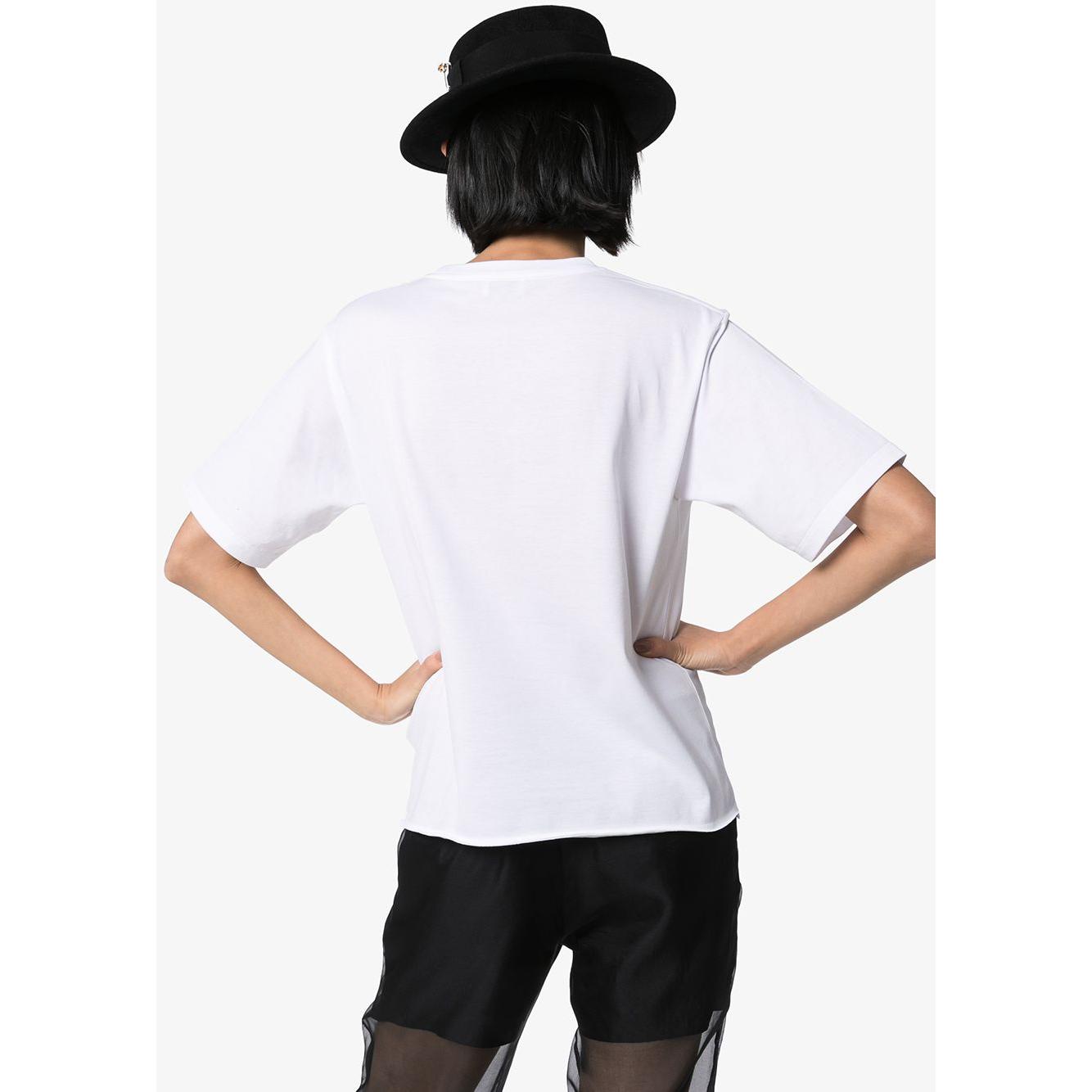 Saint Laurent T-shirts and Polos White Topwear Saint Laurent White Smoke