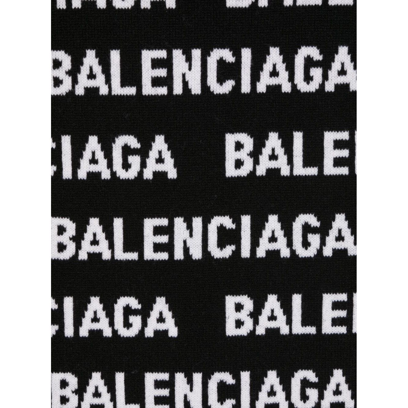 Balenciaga Bal Horizontal scarf Scarves Hats & Gloves Balenciaga Black