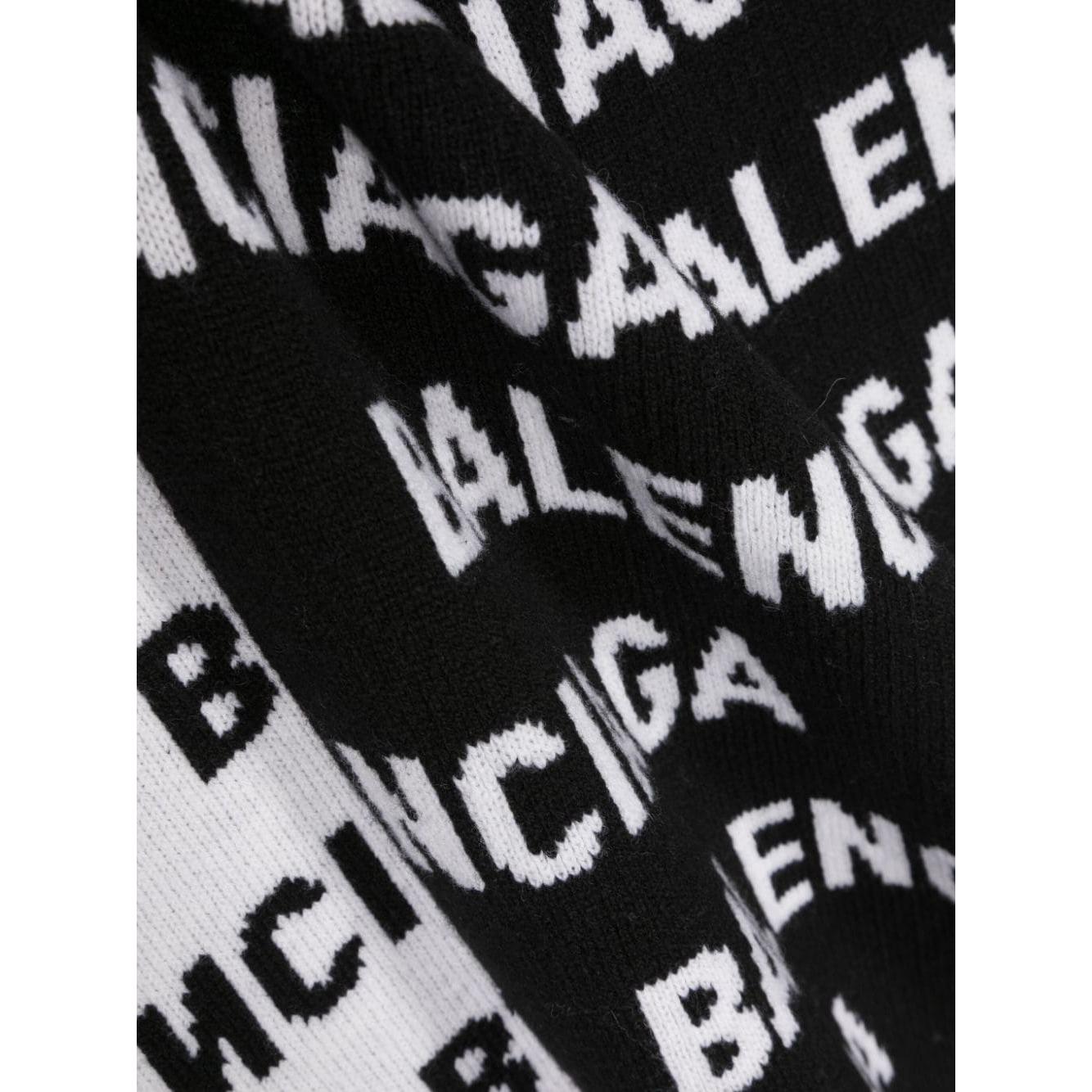Balenciaga Bal Horizontal scarf Scarves Hats & Gloves Balenciaga Black