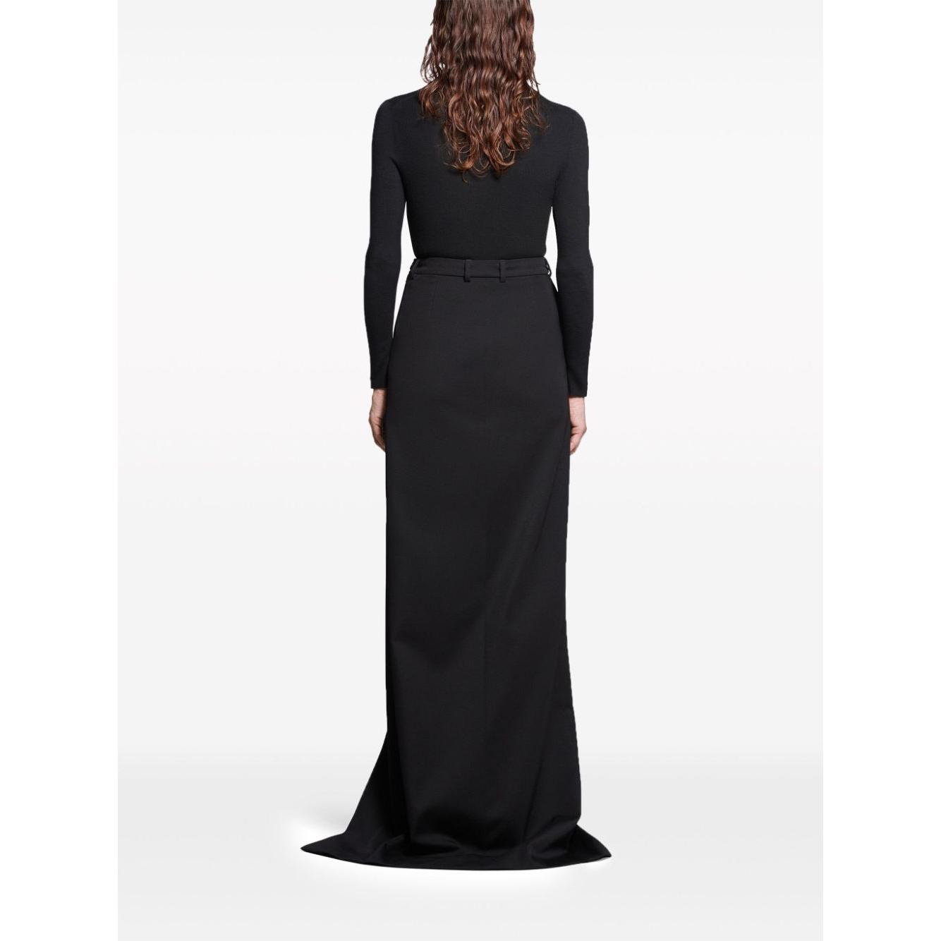 Balenciaga slit tailored maxi skirt Skirts Balenciaga White Smoke
