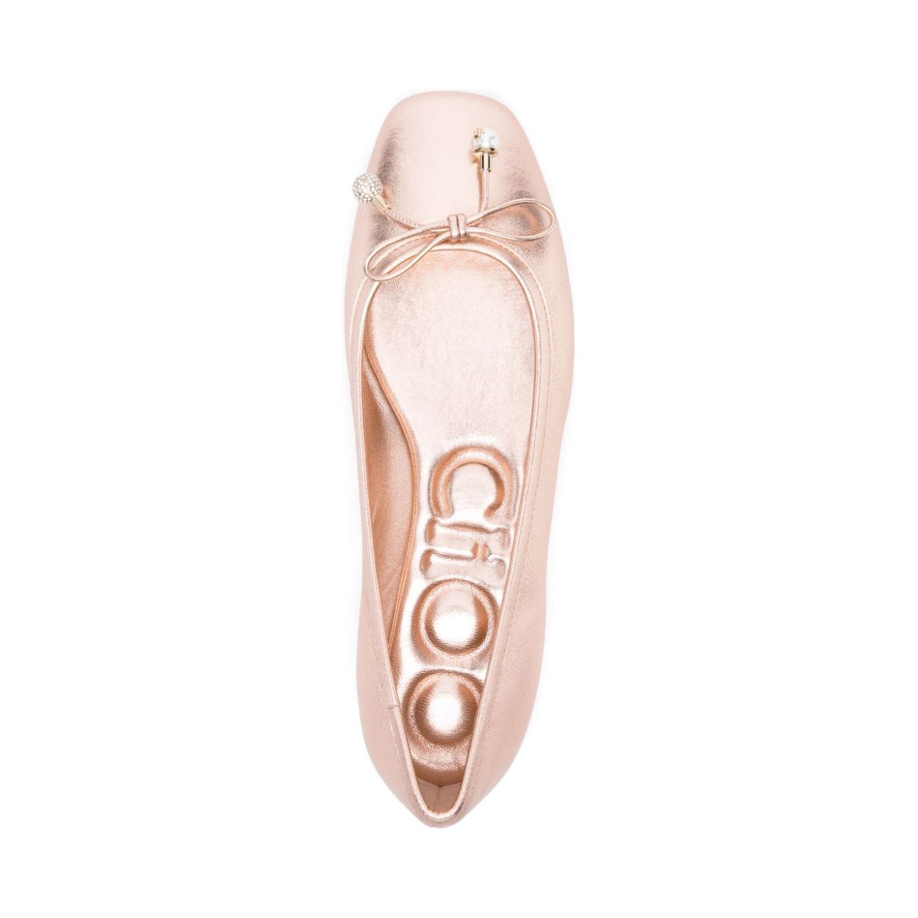 Jimmy Choo Flat shoes Powder Flat Shoes Jimmy Choo Antique White