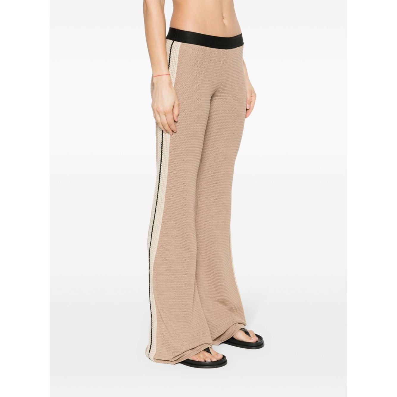 Palm Angels Trousers Beige Trousers Palm Angels Antique White