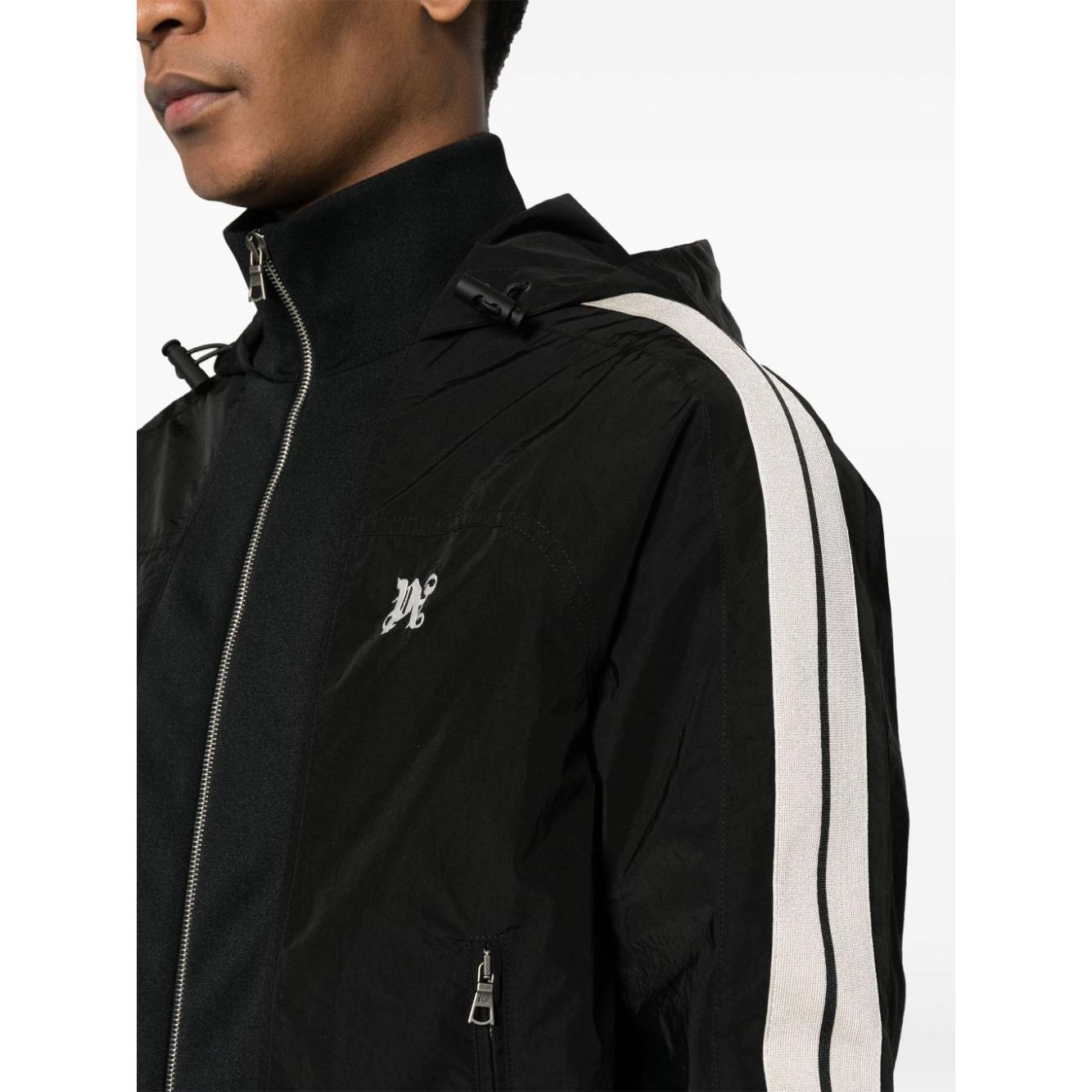 Palm Angels Jackets Black Jackets Palm Angels Black