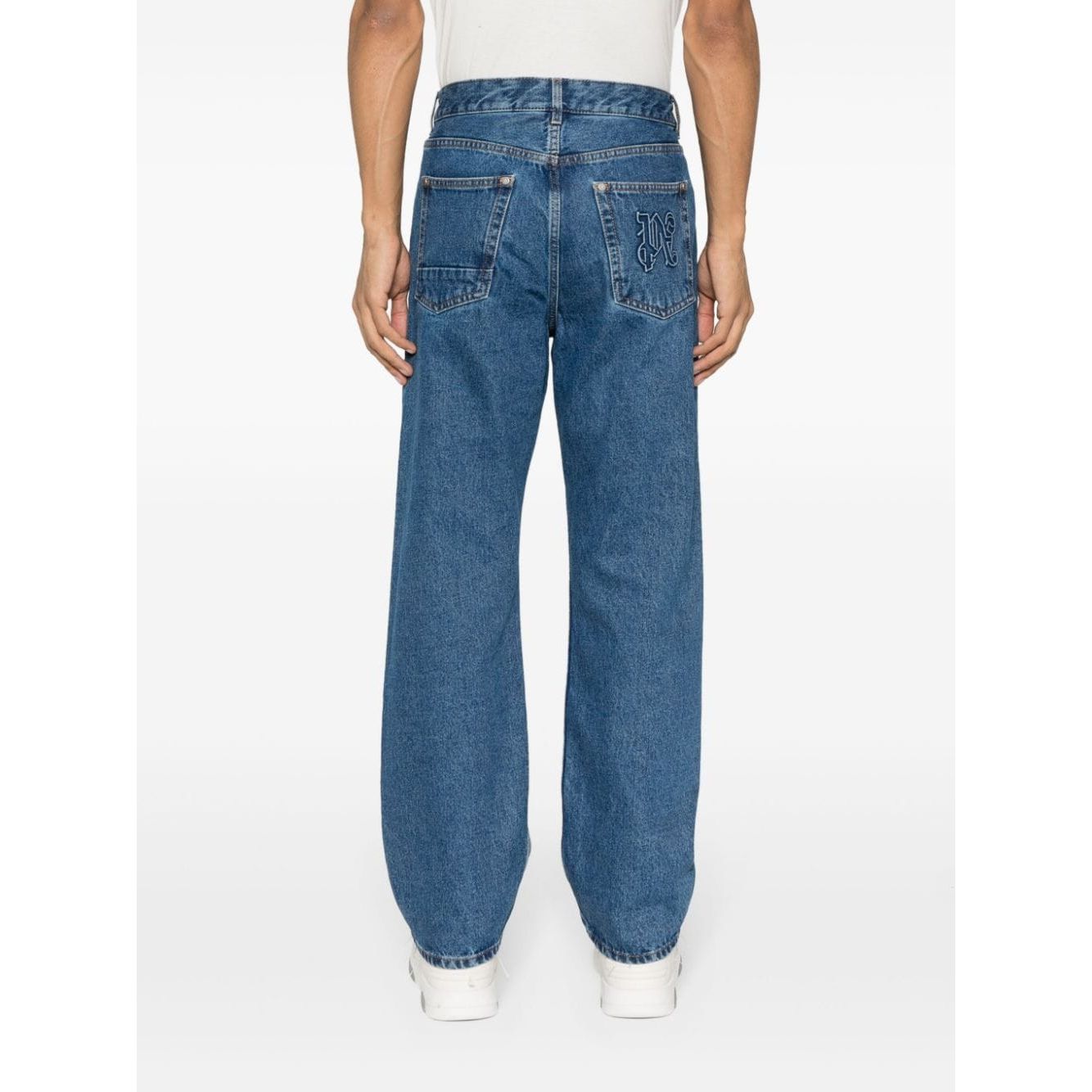 Palm Angels Jeans Blue Jeans Palm Angels Dark Slate Blue