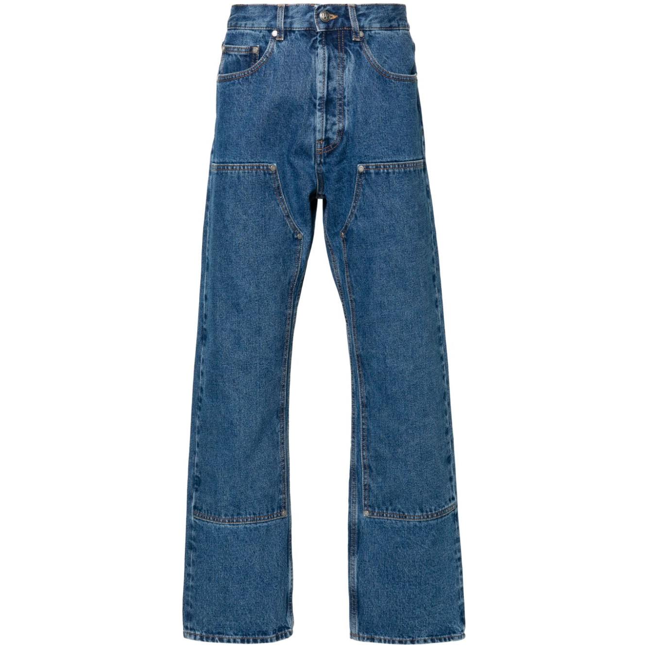 Palm Angels Jeans Blue Jeans Palm Angels Dark Slate Gray