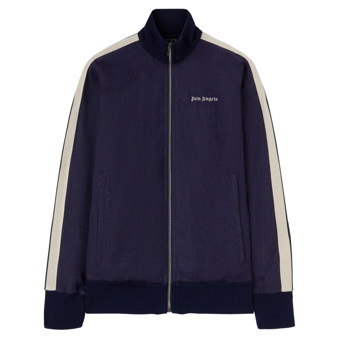 Palm Angels Sweaters Blue Topwear Palm Angels Dark Slate Gray