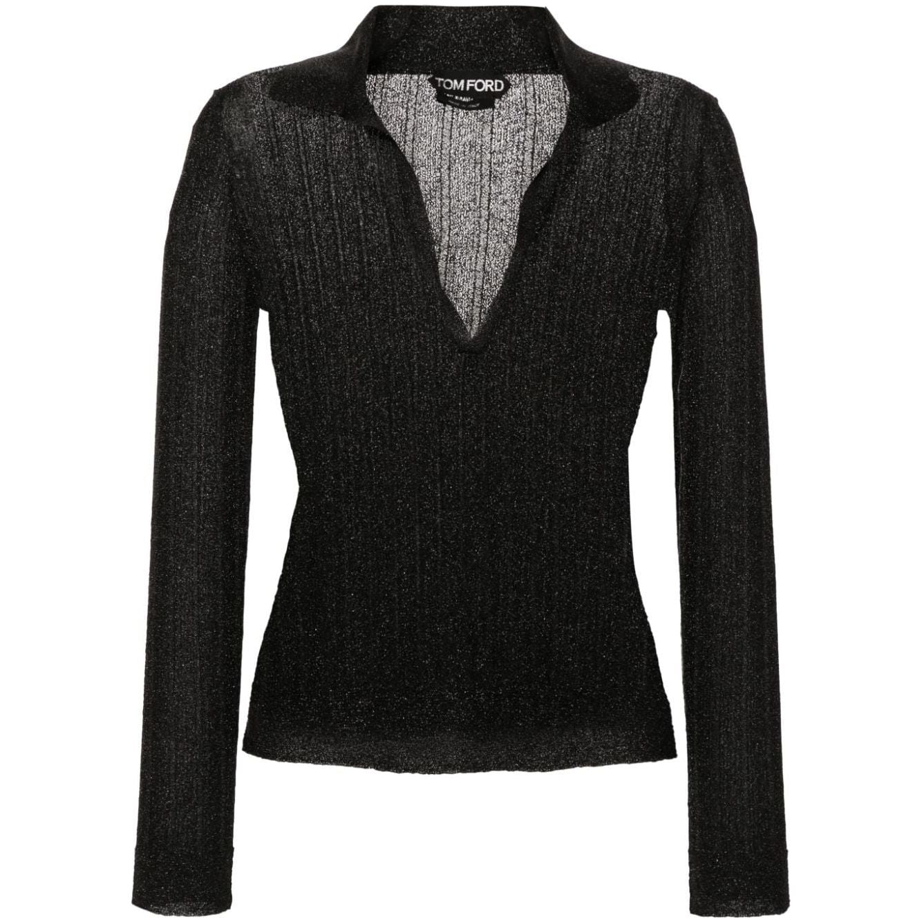 Tom Ford T-shirts and Polos Black Topwear Tom Ford Black