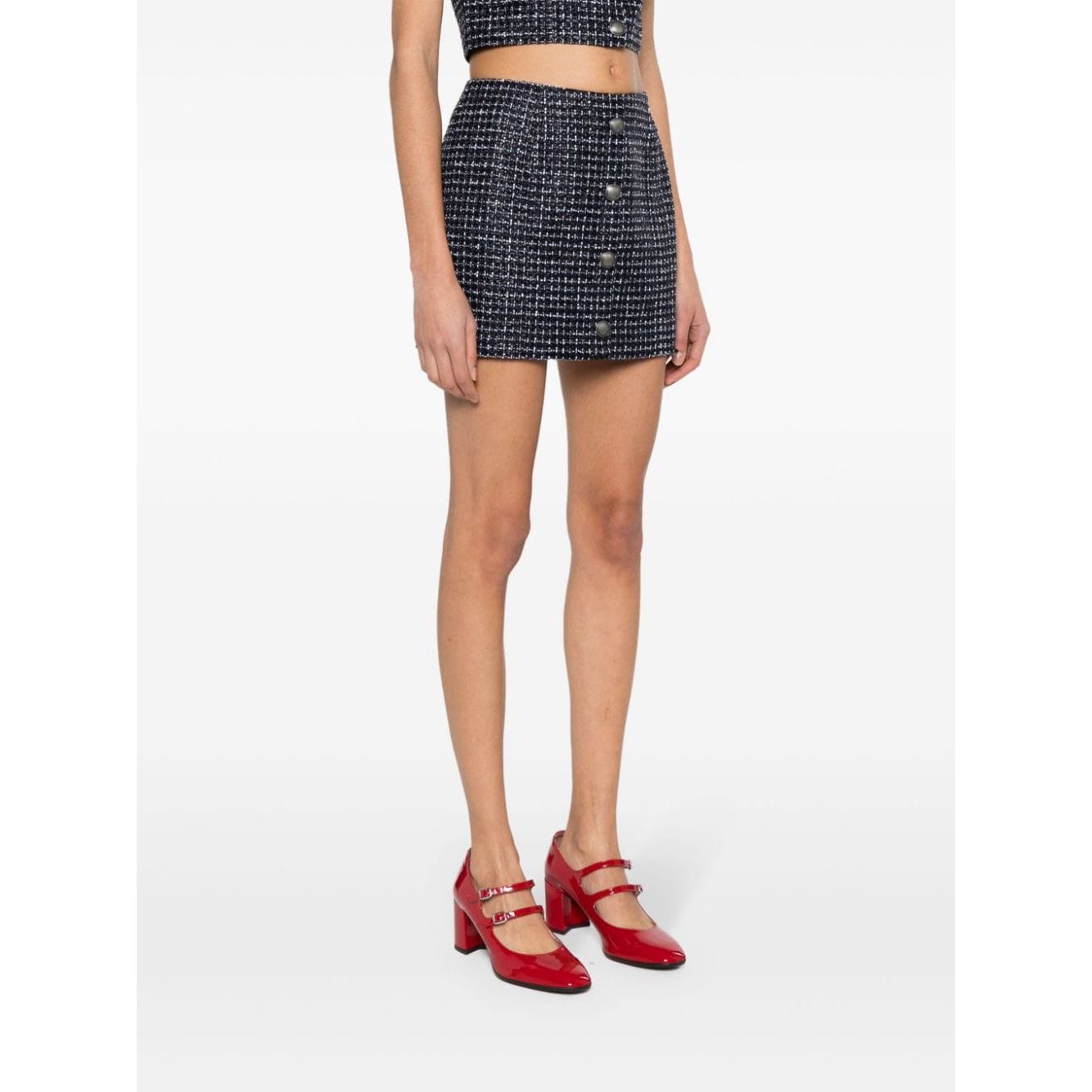 Alessandra Rich Skirts Blue Skirts Alessandra Rich White Smoke