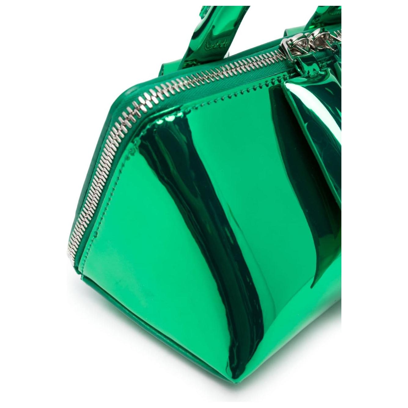The Attico Mini Friday Belt Bag In Green Shoulder The Attico Medium Sea Green