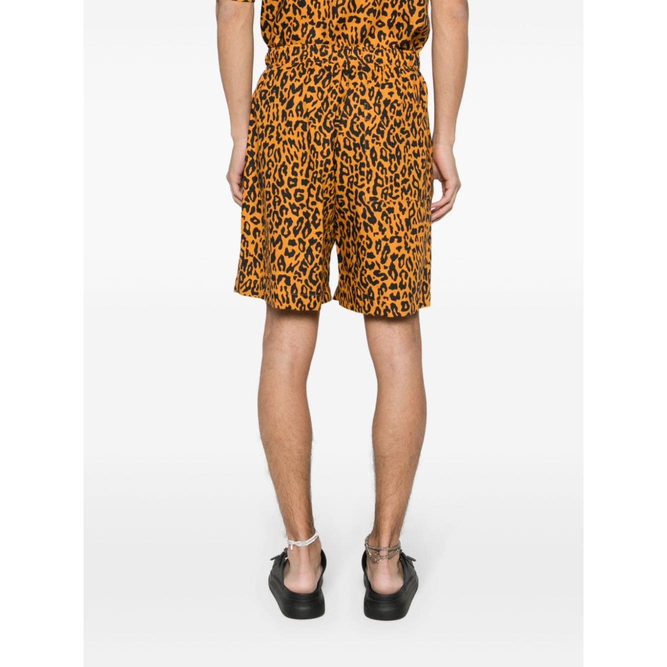 Palm Angels Shorts Orange Short trousers Palm Angels White Smoke