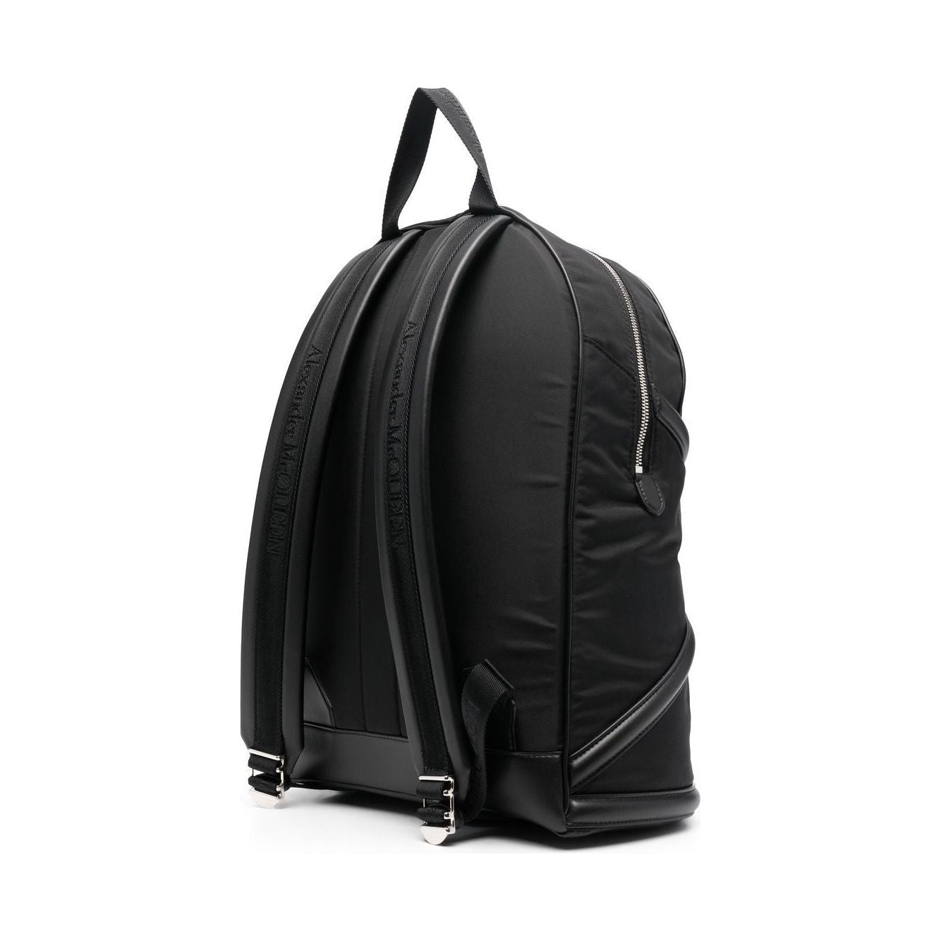Alexander McQueen The Harness Logo Backpack Backpacks Alexander Mcqueen Black