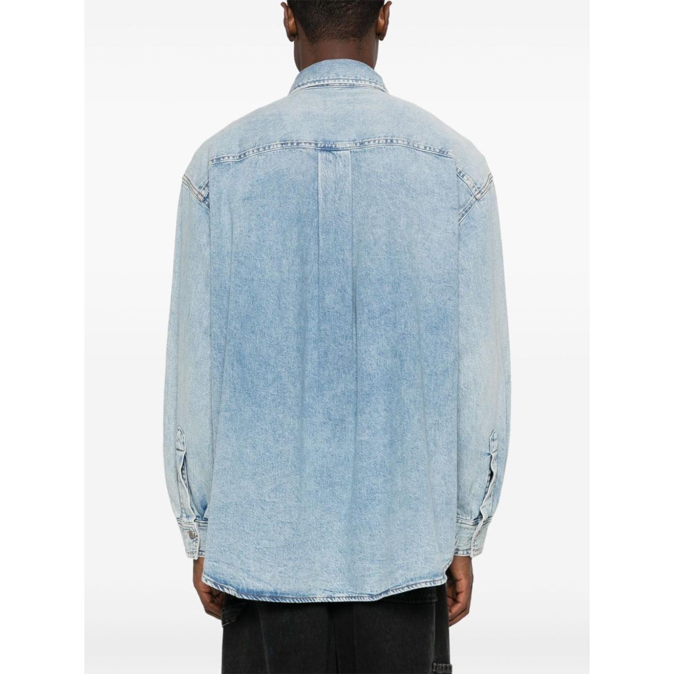 Haikure Shirts Denim Shirts Haikure Light Gray