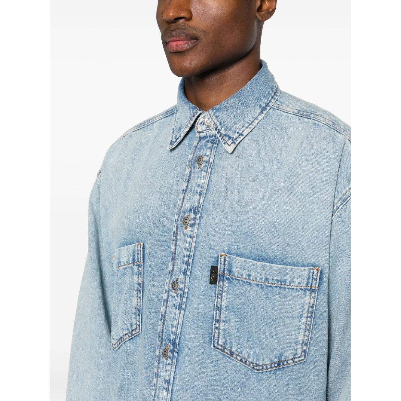 Haikure Shirts Denim Shirts Haikure Light Gray