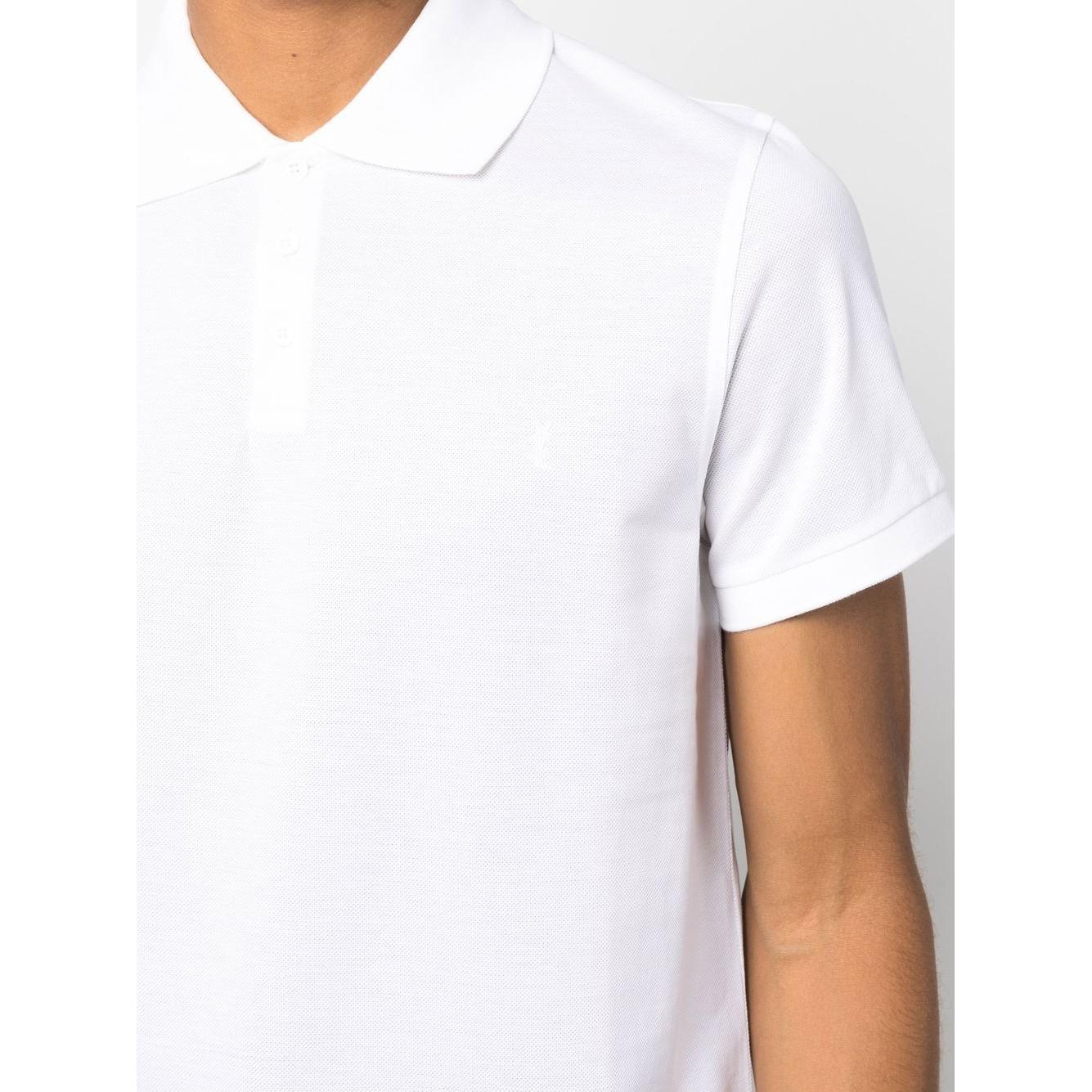Saint Laurent T-shirts and Polos White Topwear Saint Laurent White Smoke