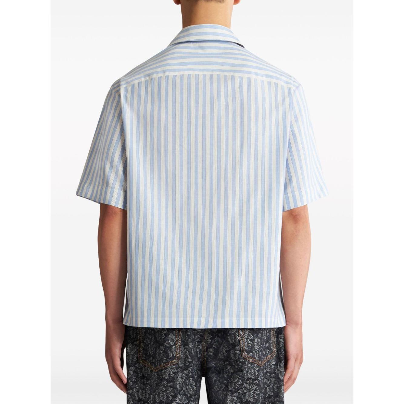 Etro Shirts Clear Blue Shirts Etro Lavender