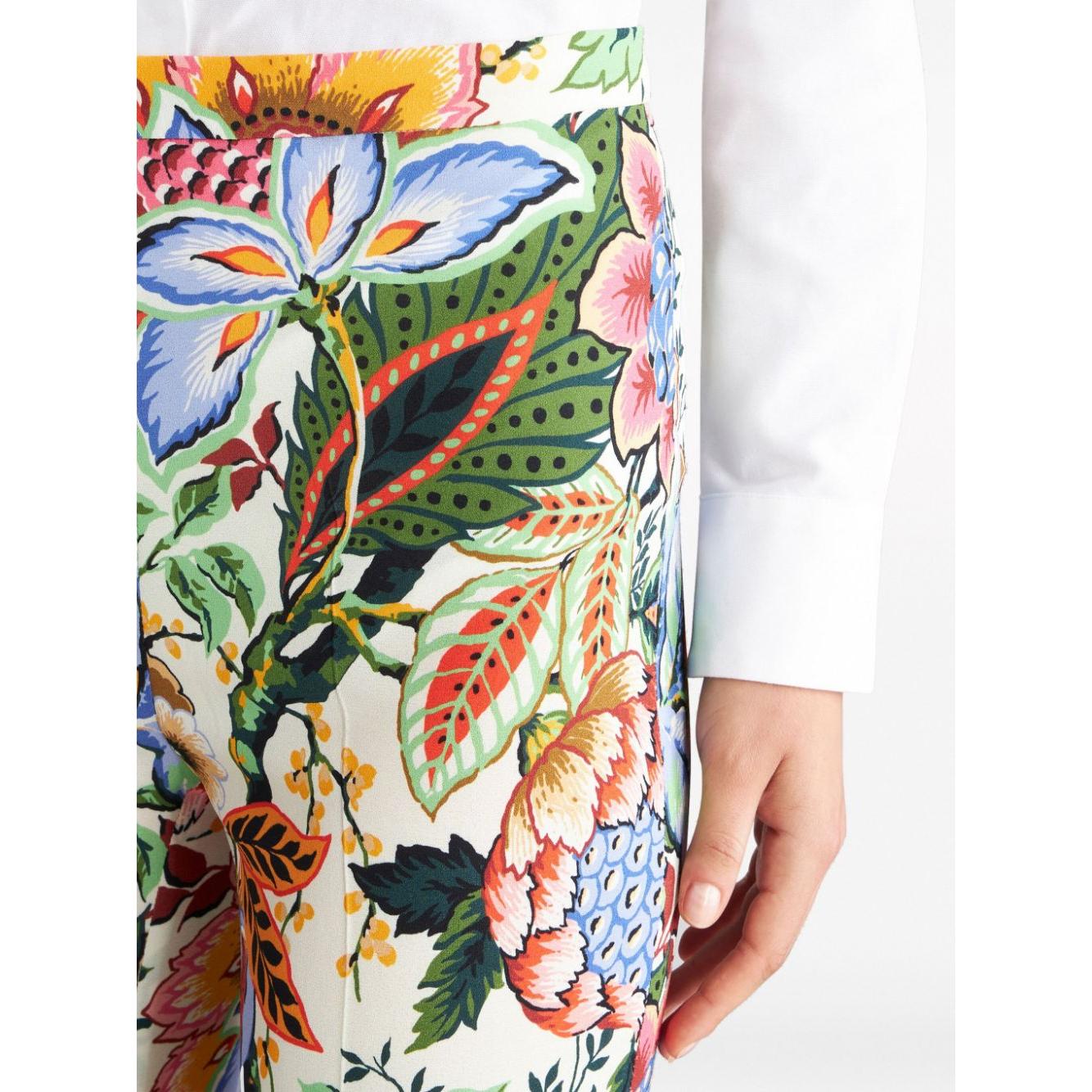 Etro Trousers White Trousers Etro Light Gray