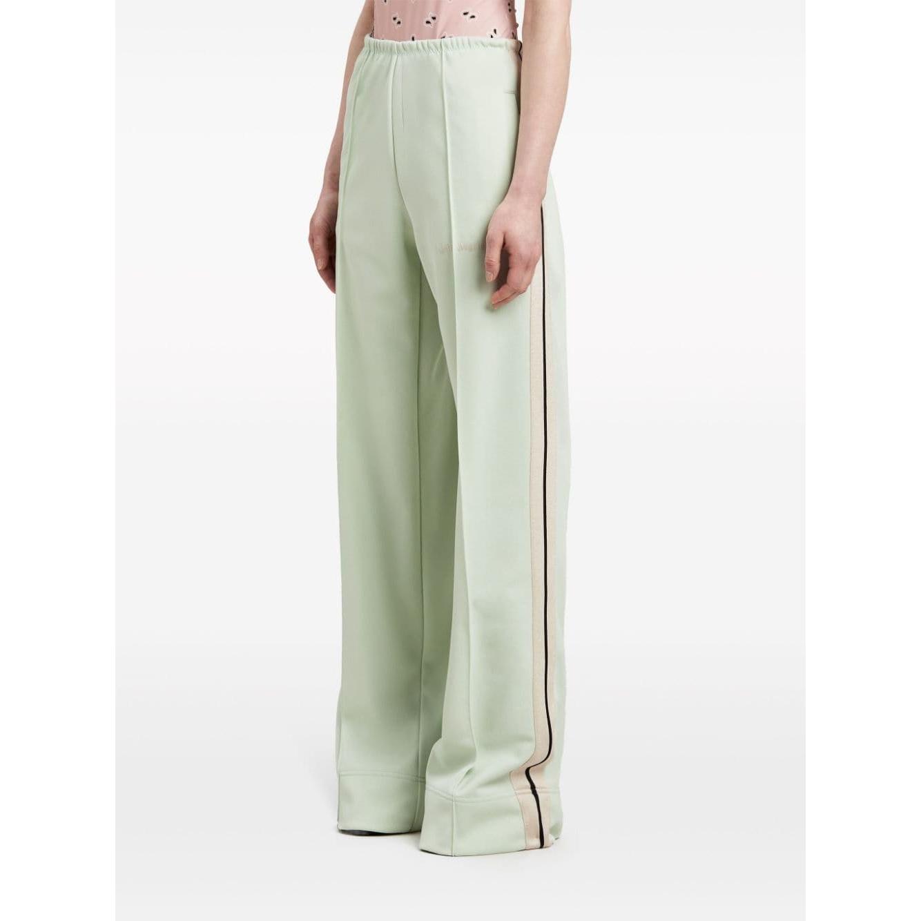 Palm Angels Trousers Green Trousers Palm Angels Beige