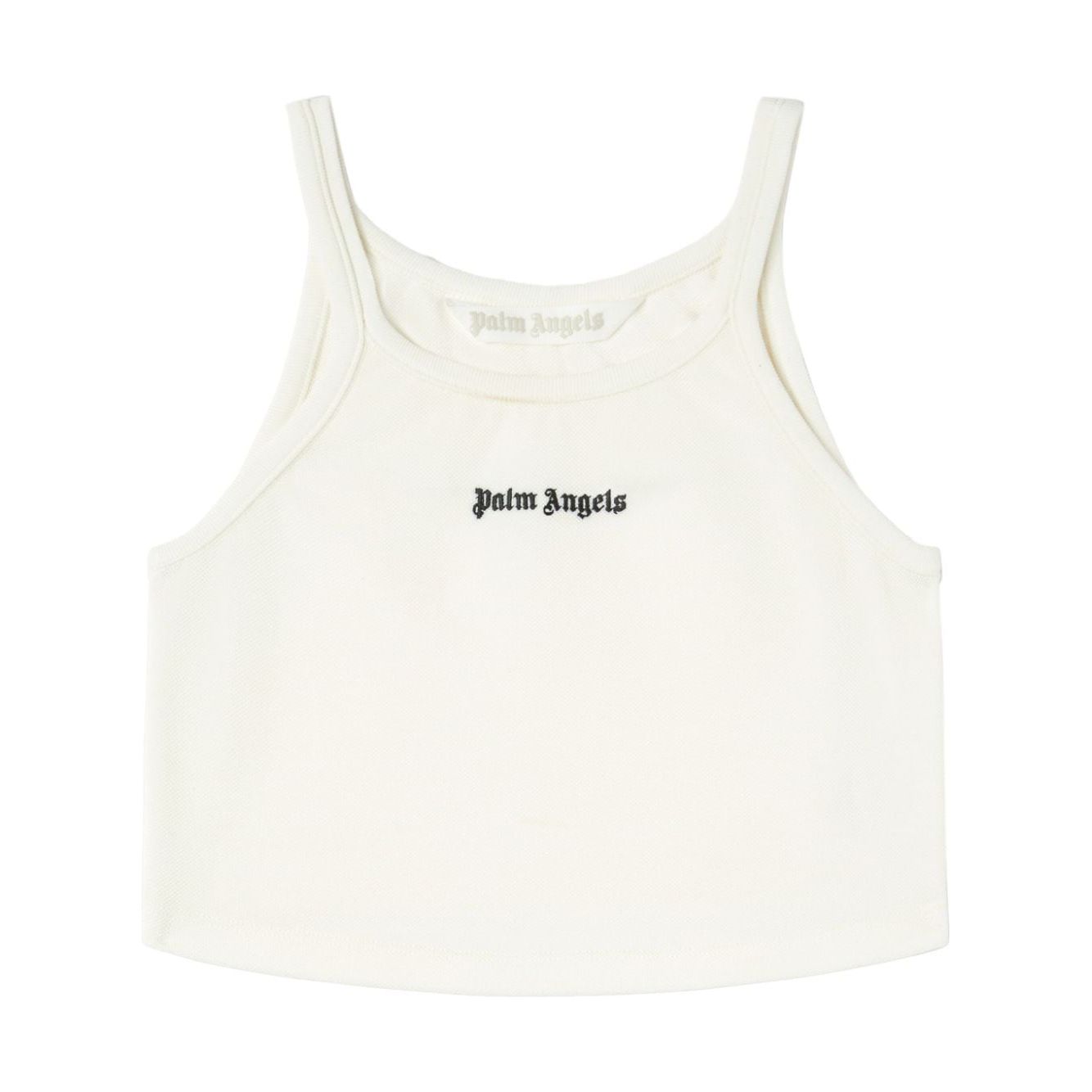 Palm Angels Top White Topwear Palm Angels White Smoke