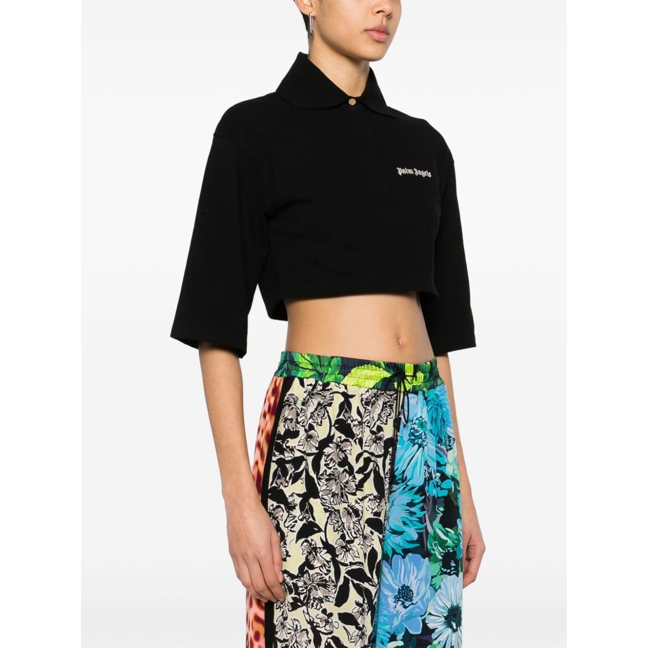 Palm Angels T-shirts and Polos Black Topwear Palm Angels Beige