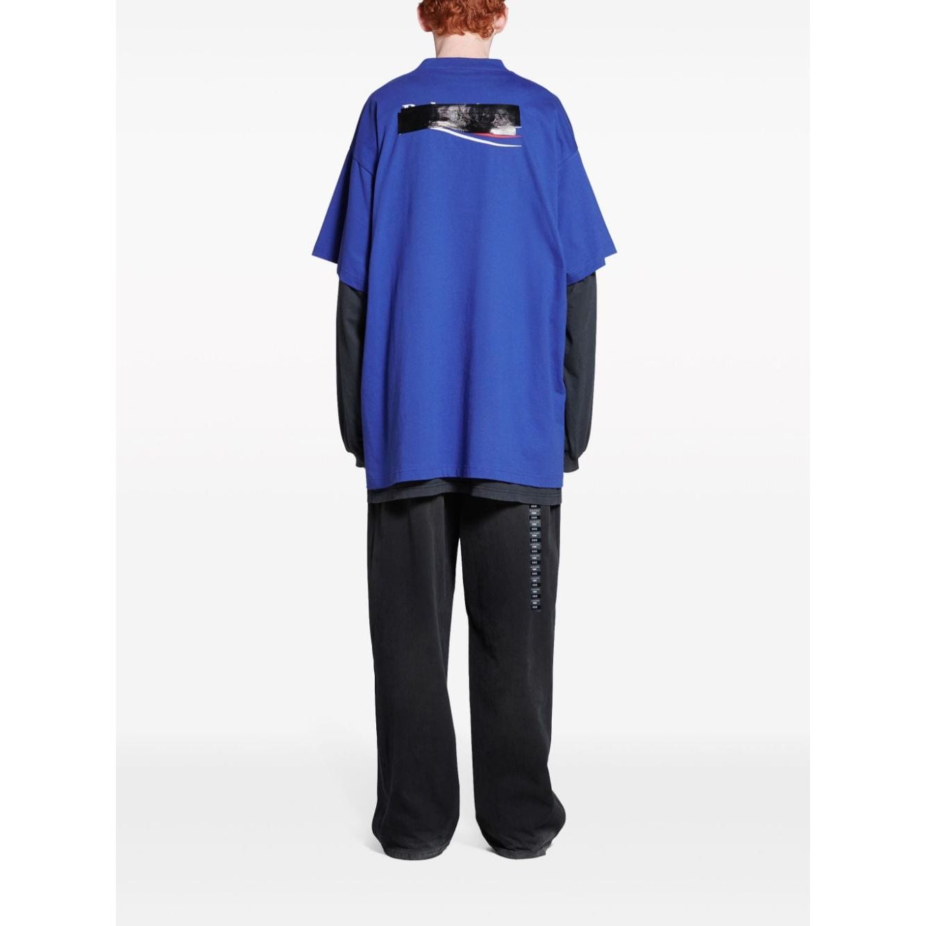 Balenciaga Gaffer Political Campaign-print T-shirt Topwear Balenciaga White Smoke