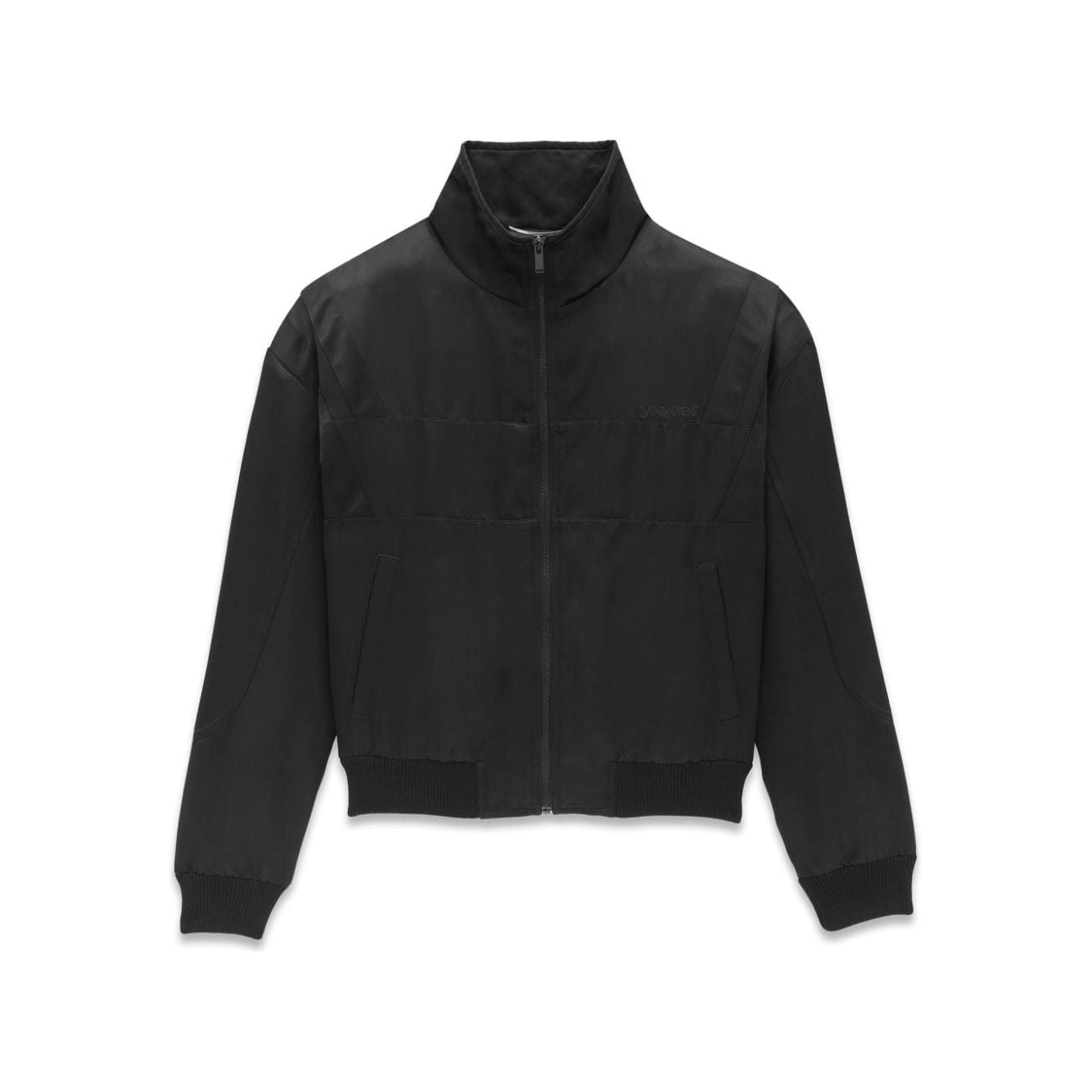 Saint Laurent Coats Black Jackets Saint Laurent Dark Slate Gray