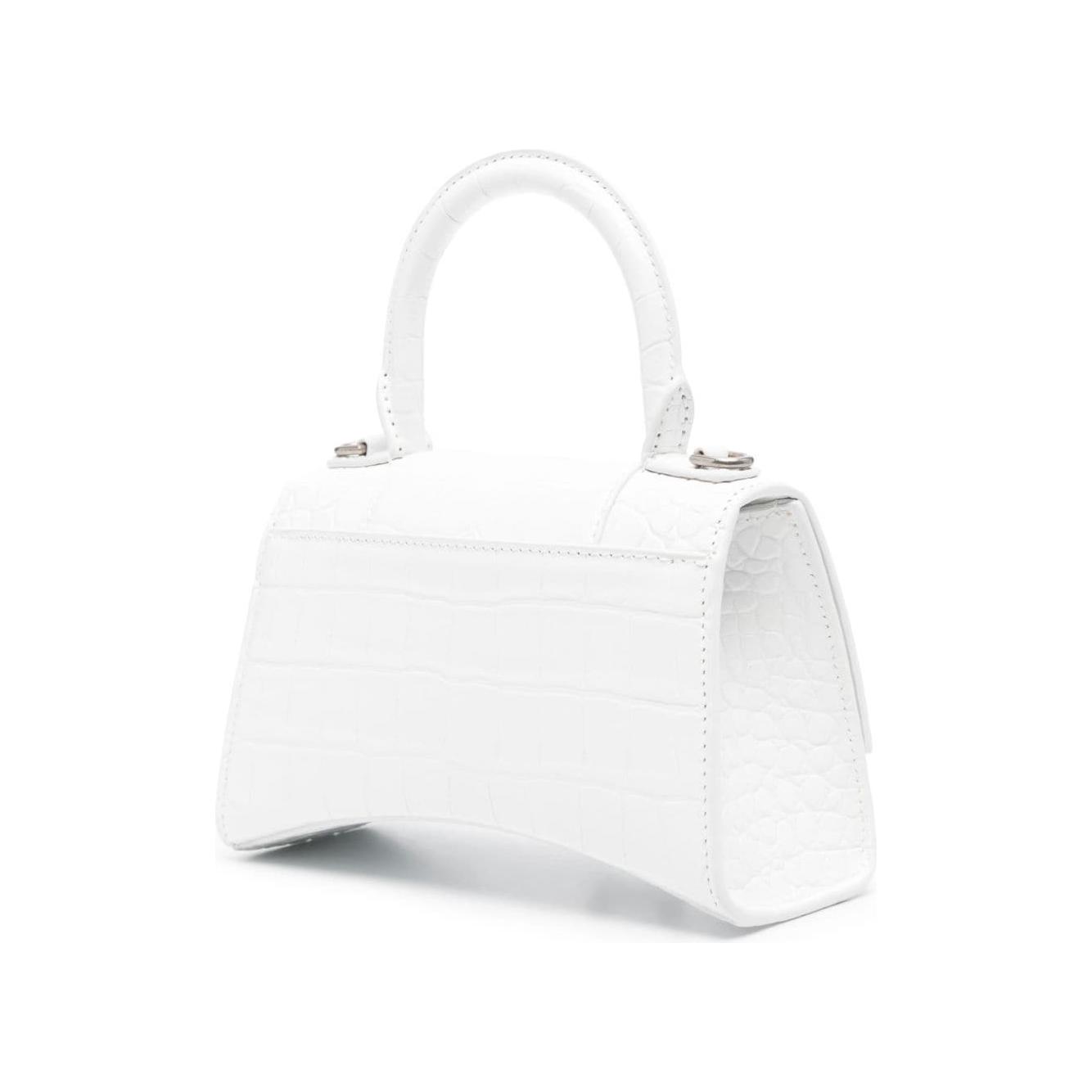 Balenciaga Women's Hourglass Small Handbag in White Handbag Balenciaga White Smoke