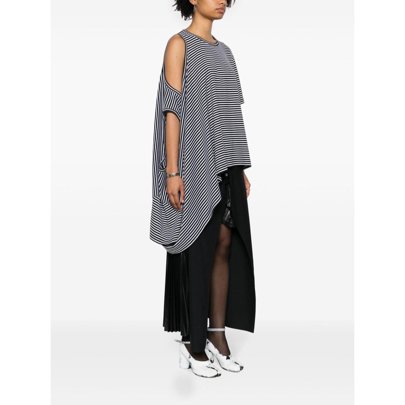 Junya Watanabe Top Black Topwear Junya Watanabe Dark Slate Gray