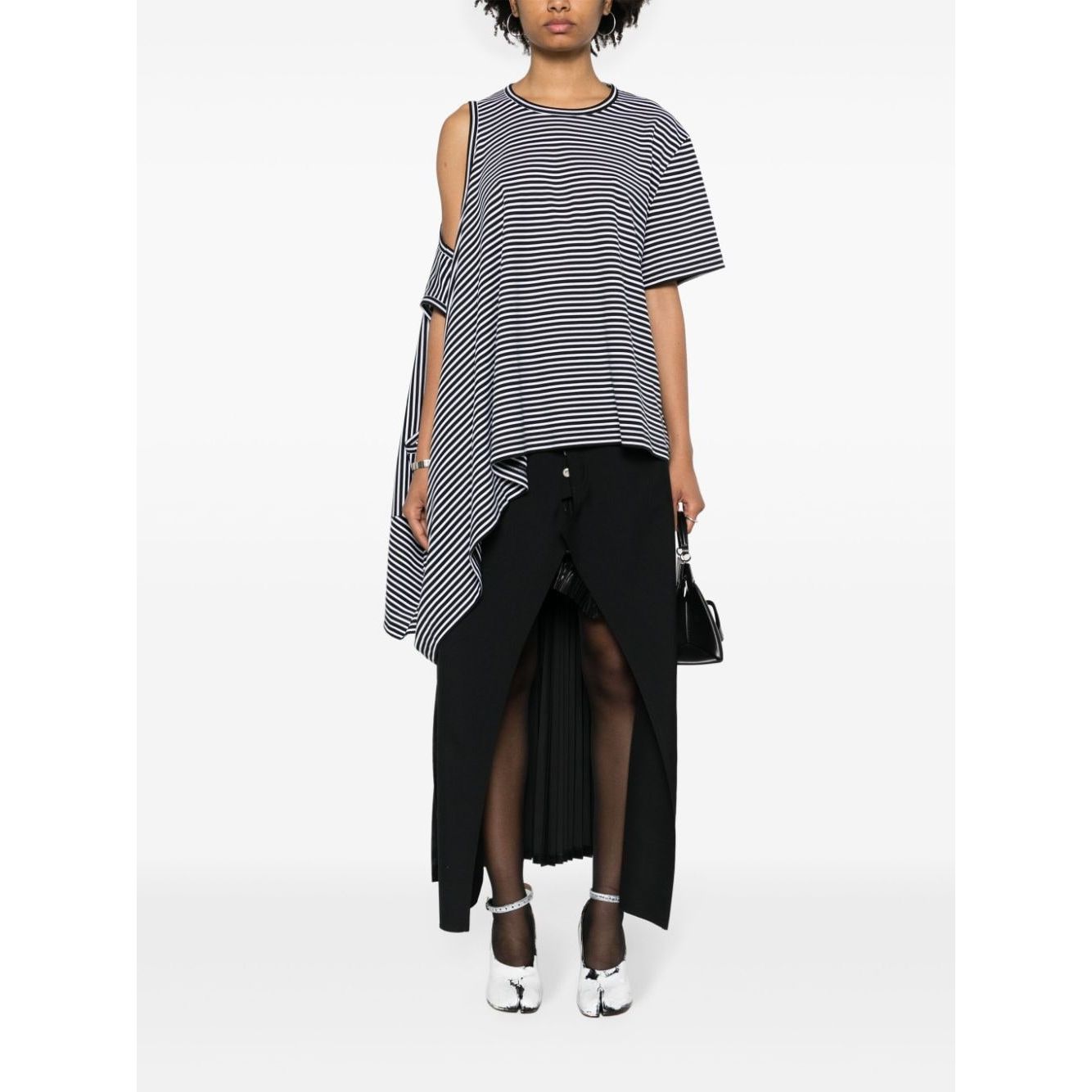 Junya Watanabe Top Black Topwear Junya Watanabe Dark Slate Gray