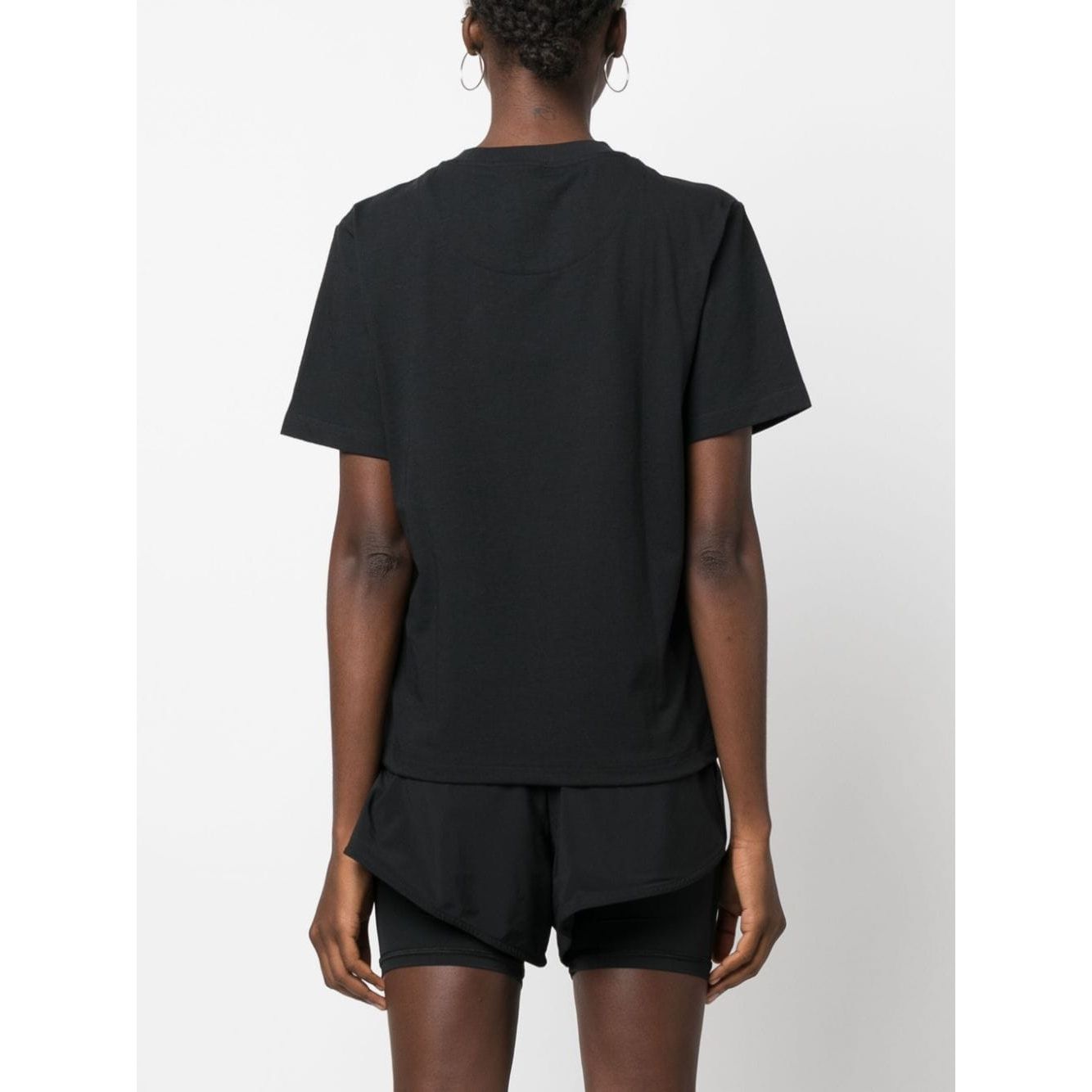 Adidas By Stella McCartney T-shirts and Polos Black Topwear Adidas By Stella McCartney Lavender